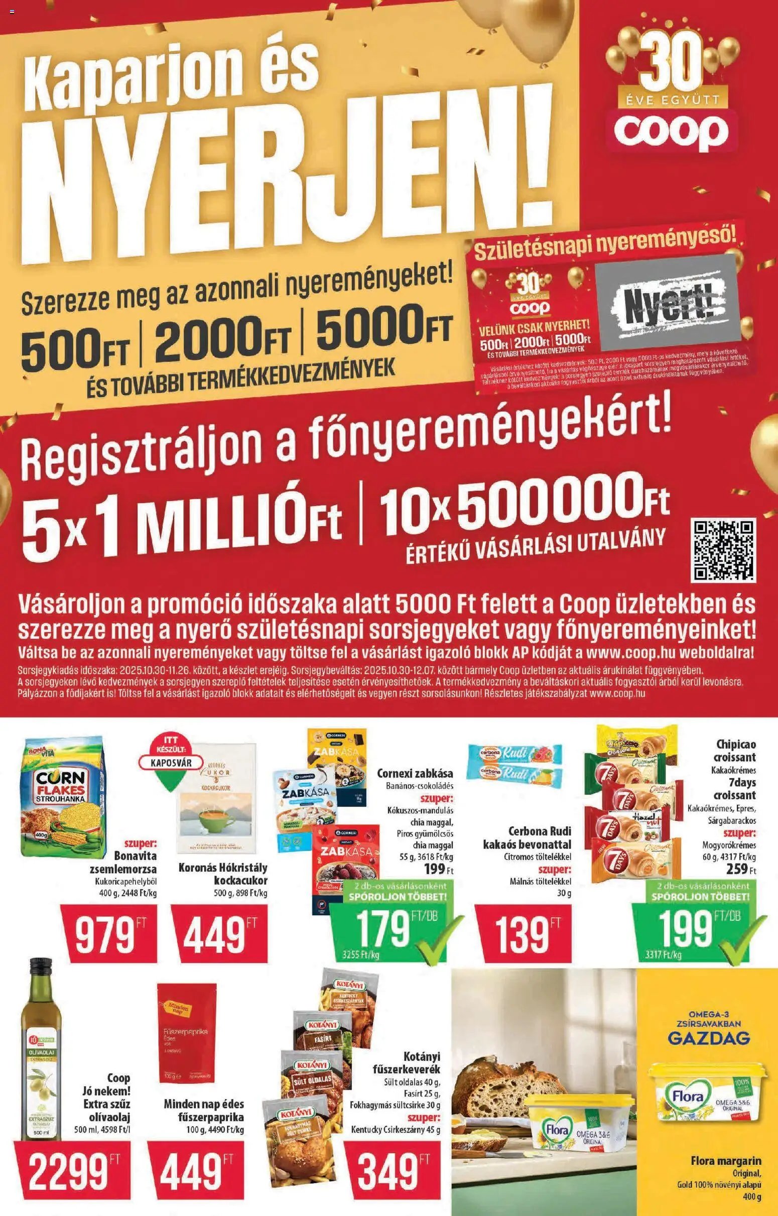 COOP újság 2025.11.06. Akciós újság COOP (2025-11-06 - 2025-11-12)