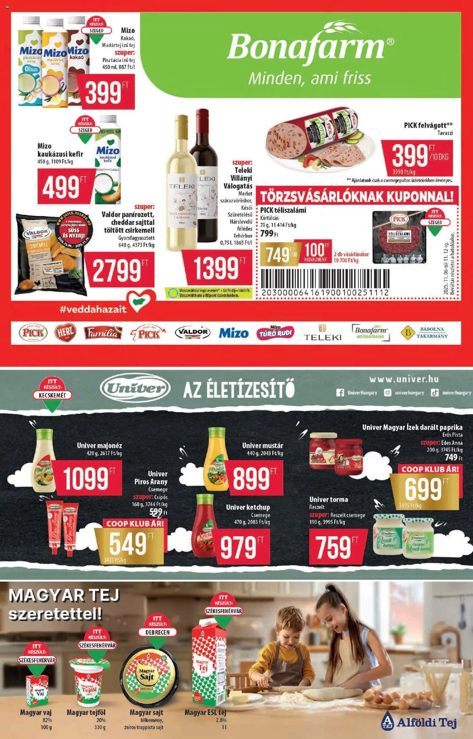 COOP újság 2025.11.06. Akciós újság COOP (2025-11-06 - 2025-11-12)