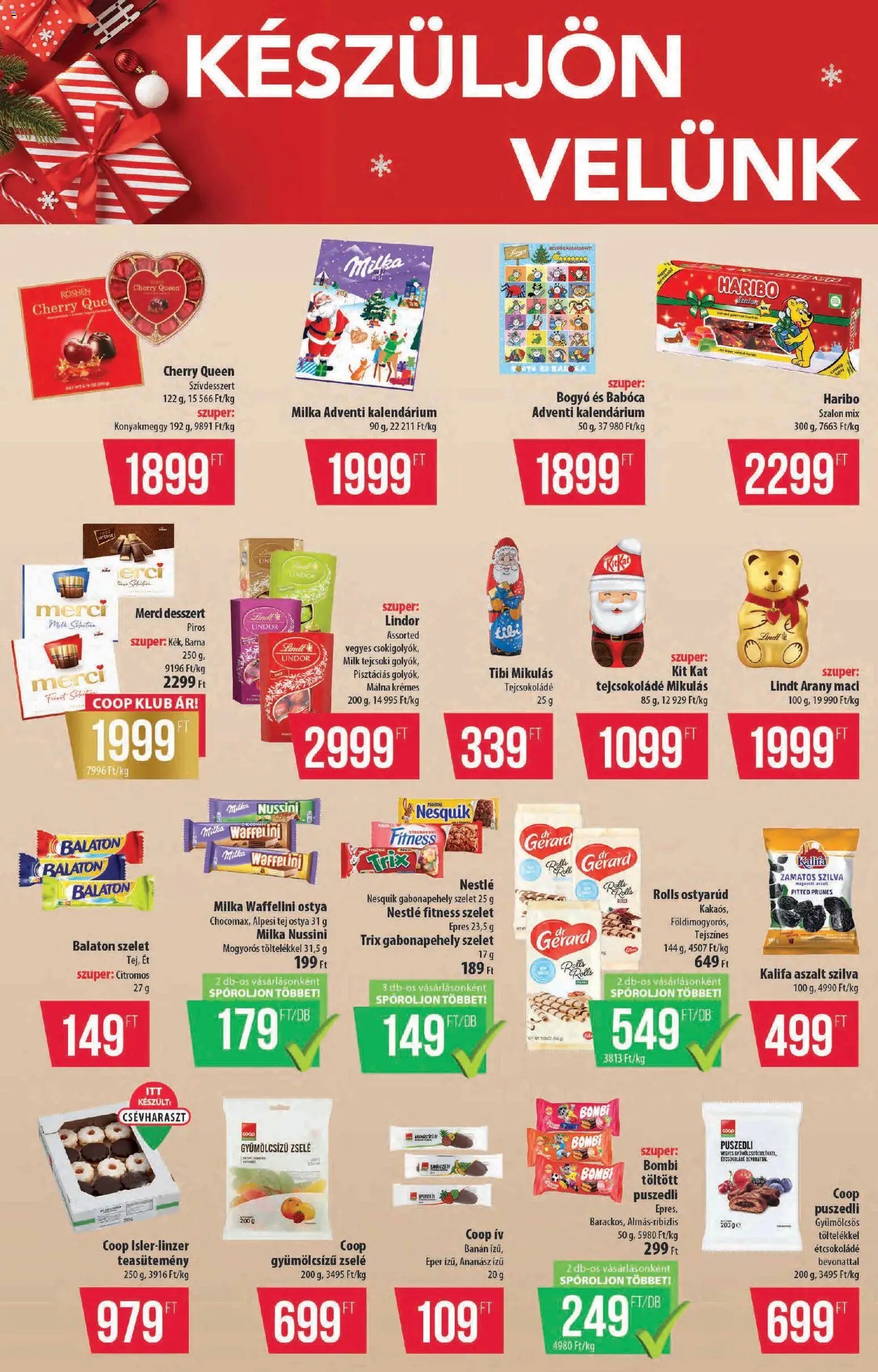 COOP újság 2025.11.06. Akciós újság COOP (2025-11-06 - 2025-11-12)