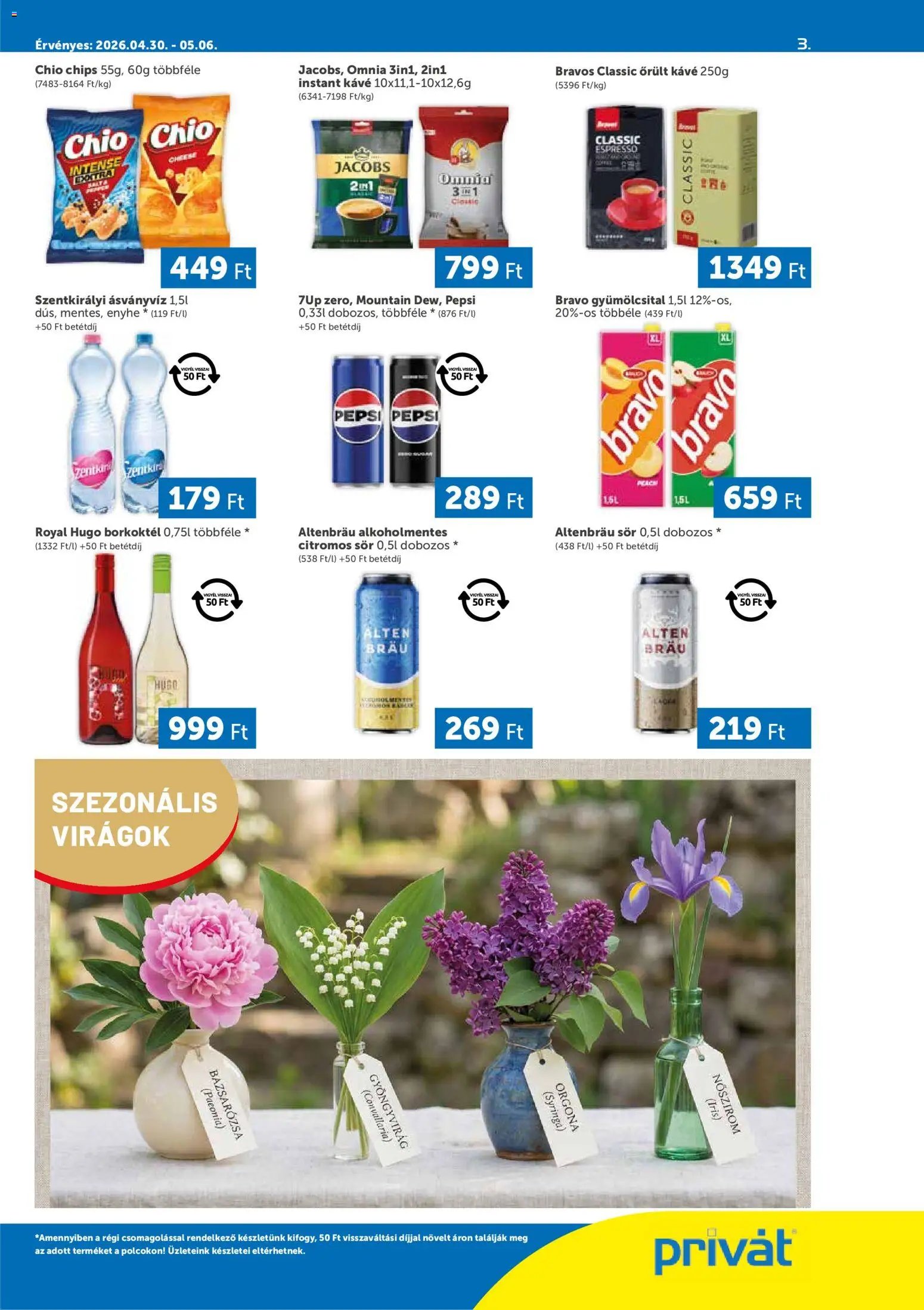 PRIVÁT újság 2026.04.30. PRIVÁT Déli vármegyék (2026-04-30 - 2026-05-06)