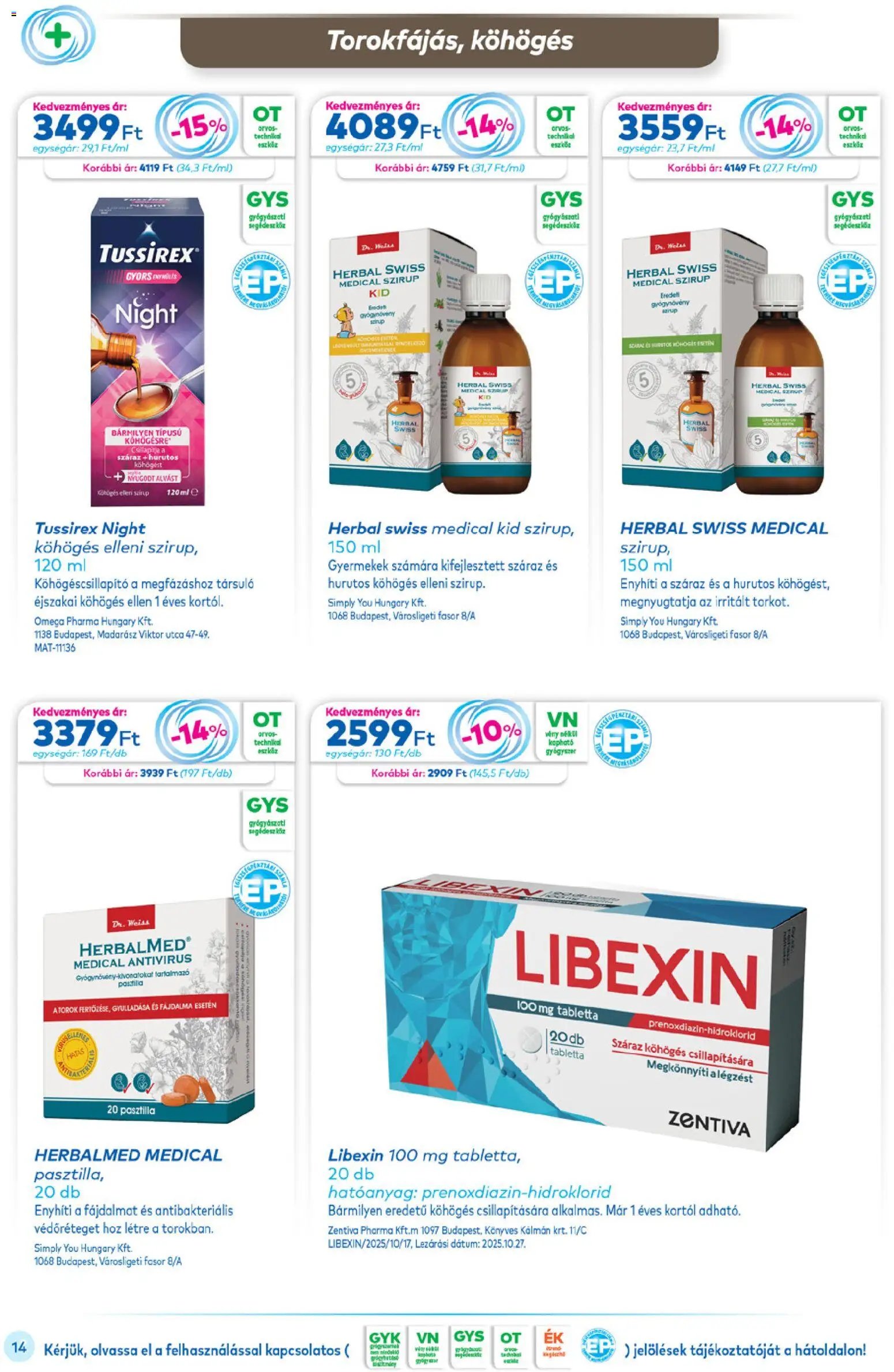 Gyöngy Patikák újság 2026.01.01. Akciós újság Gyöngy Patikák (2026-01-01 - 2026-01-31)