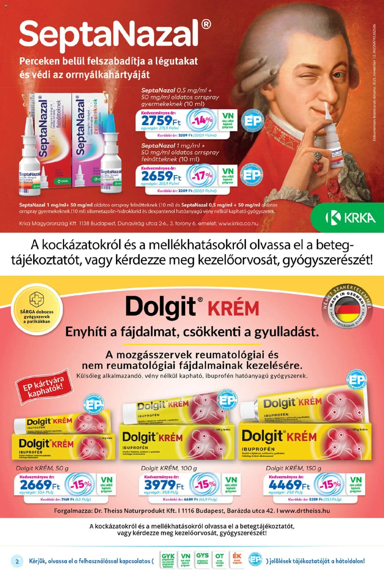 Gyöngy Patikák újság 2026.01.01. Akciós újság Gyöngy Patikák (2026-01-01 - 2026-01-31)