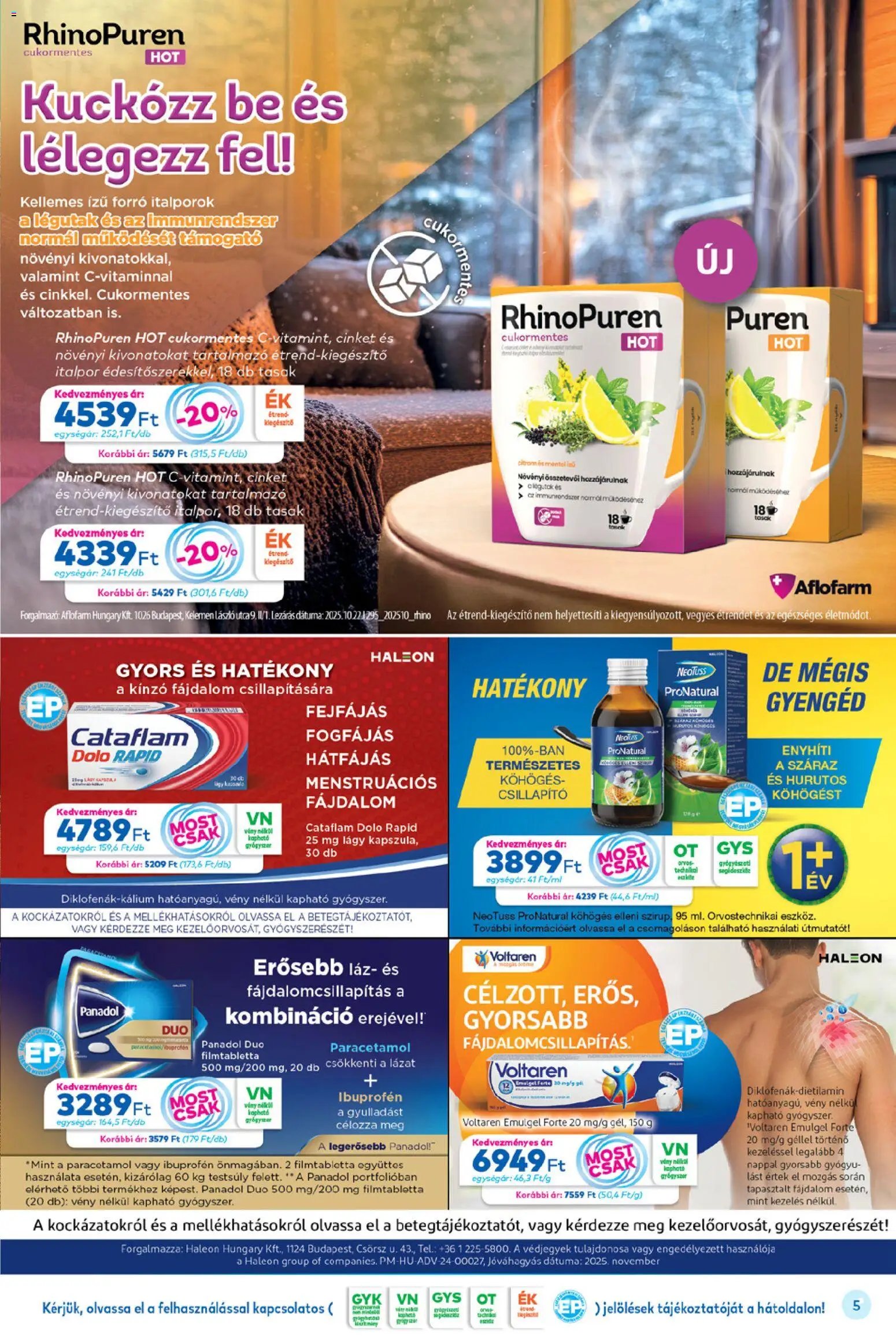 Gyöngy Patikák újság 2026.01.01. Akciós újság Gyöngy Patikák (2026-01-01 - 2026-01-31)