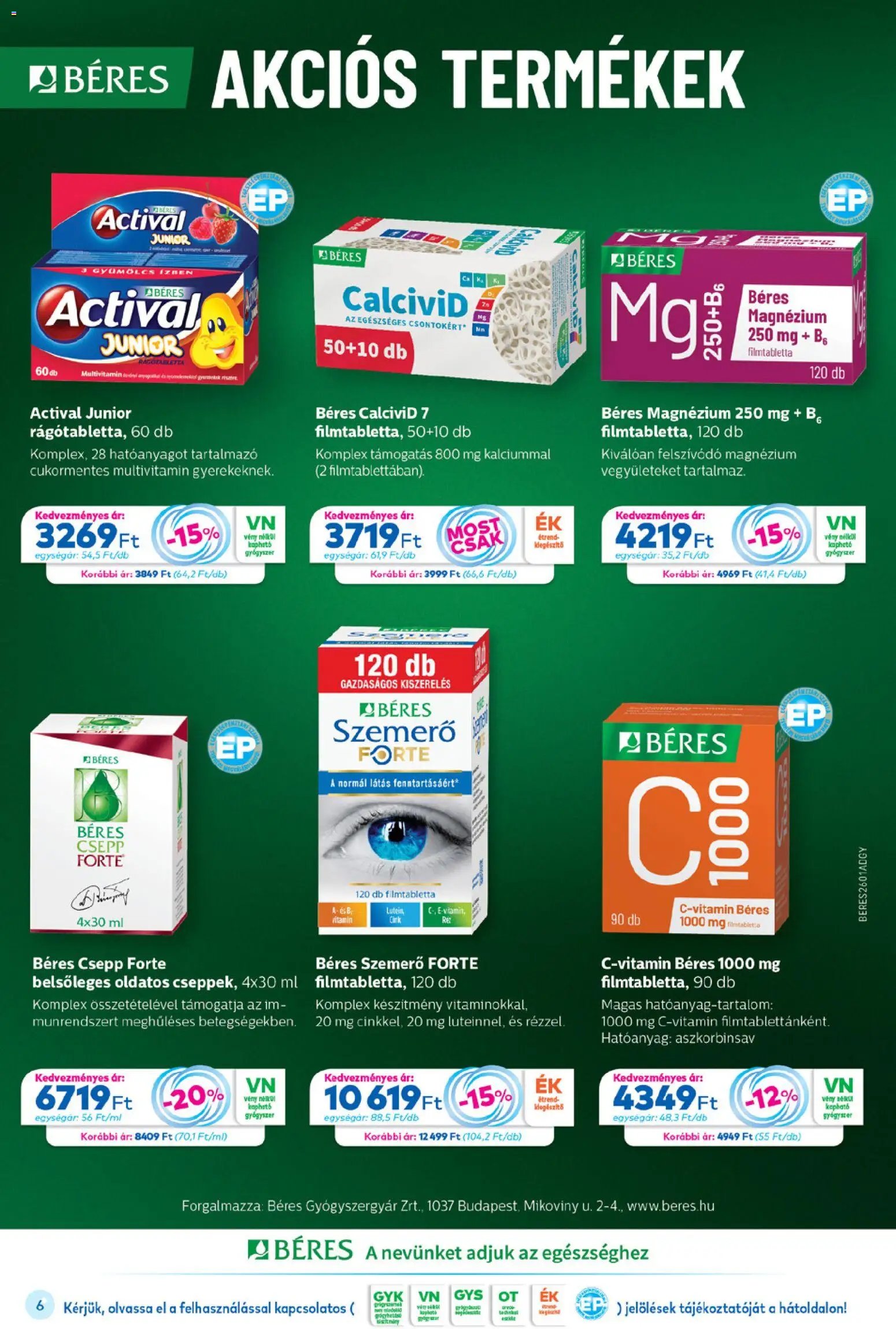 Gyöngy Patikák újság 2026.01.01. Akciós újság Gyöngy Patikák (2026-01-01 - 2026-01-31)