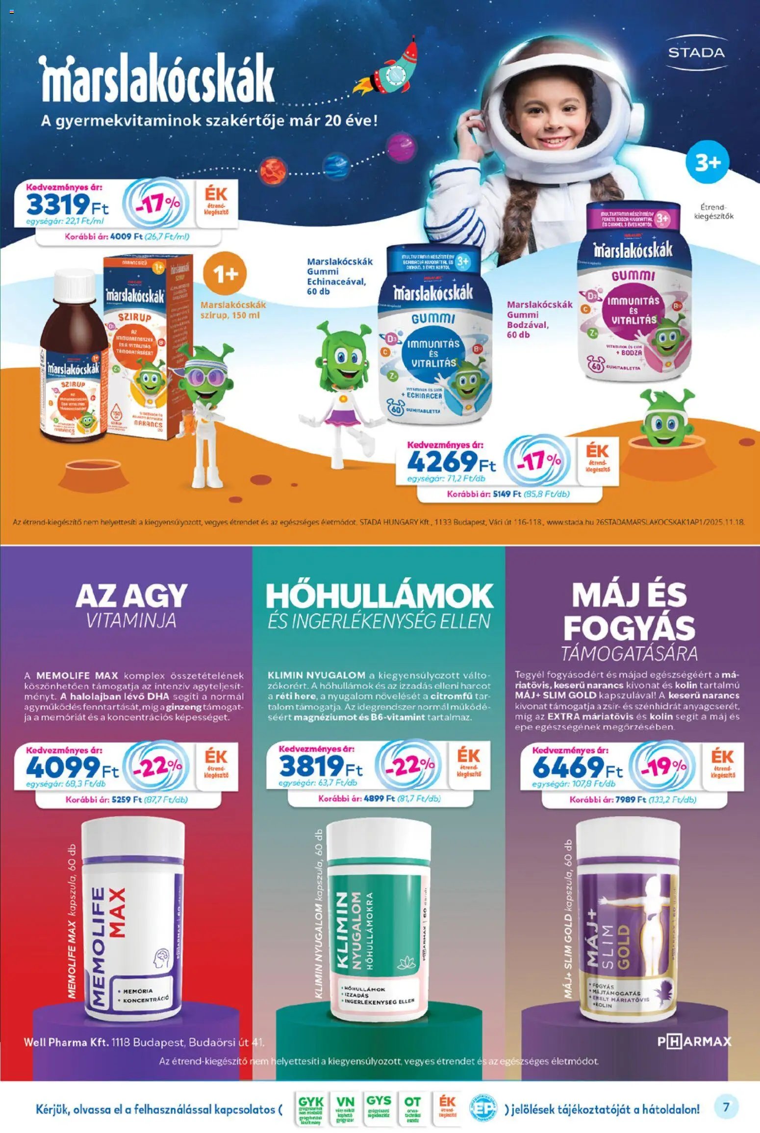 Gyöngy Patikák újság 2026.01.01. Akciós újság Gyöngy Patikák (2026-01-01 - 2026-01-31)