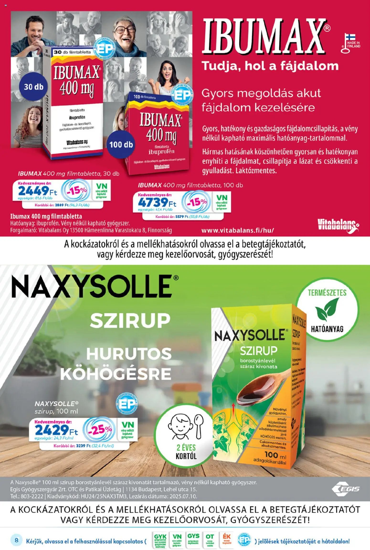 Gyöngy Patikák újság 2026.01.01. Akciós újság Gyöngy Patikák (2026-01-01 - 2026-01-31)