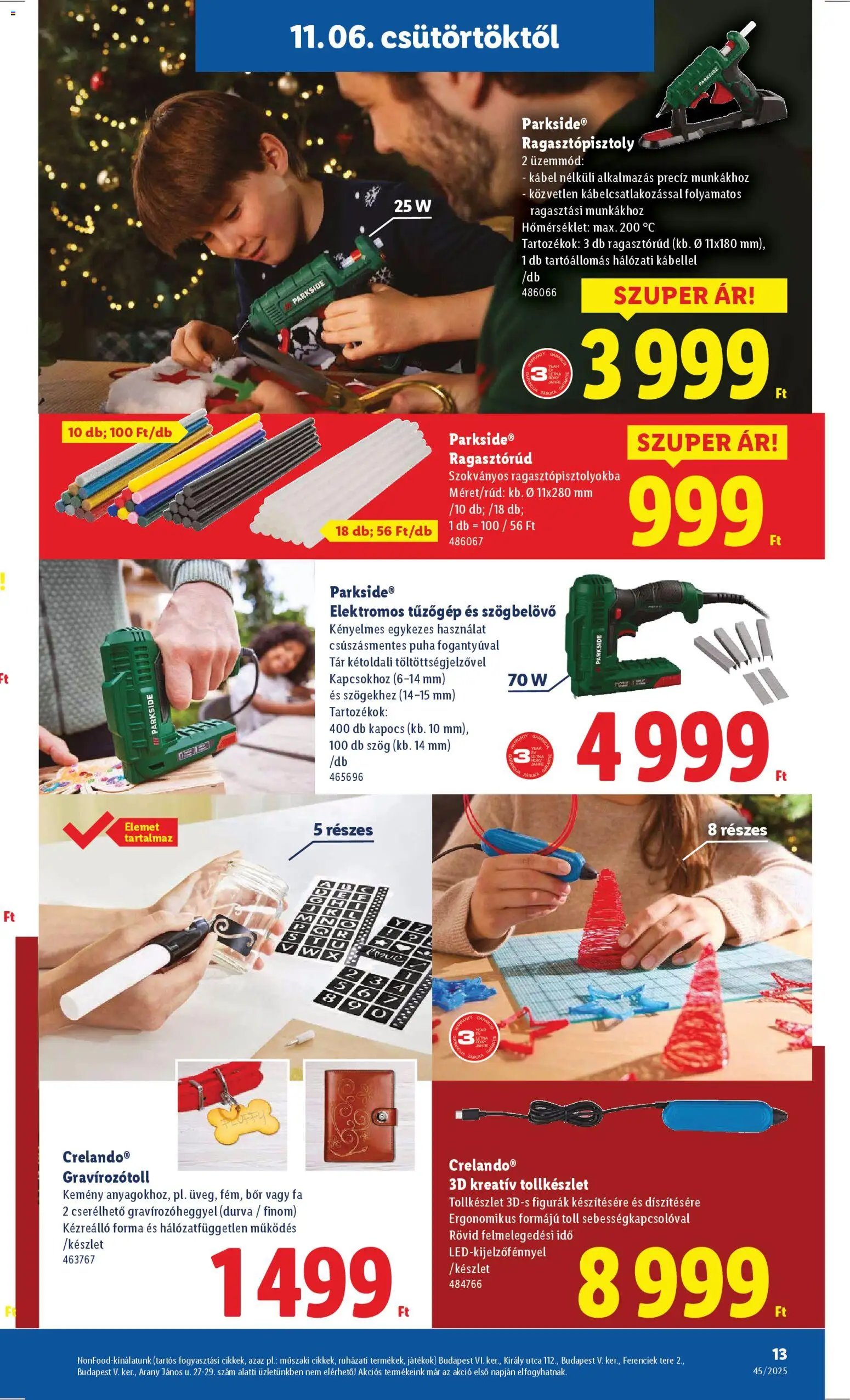 Lidl újság 2025.11.06. Ünnepi dekorációs katalógus (2025-11-06 - 2025-12-28)