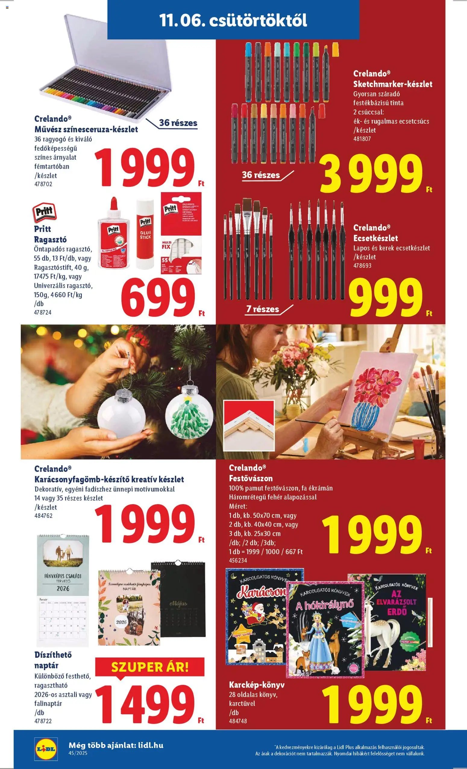 Lidl újság 2025.11.06. Ünnepi dekorációs katalógus (2025-11-06 - 2025-12-28)