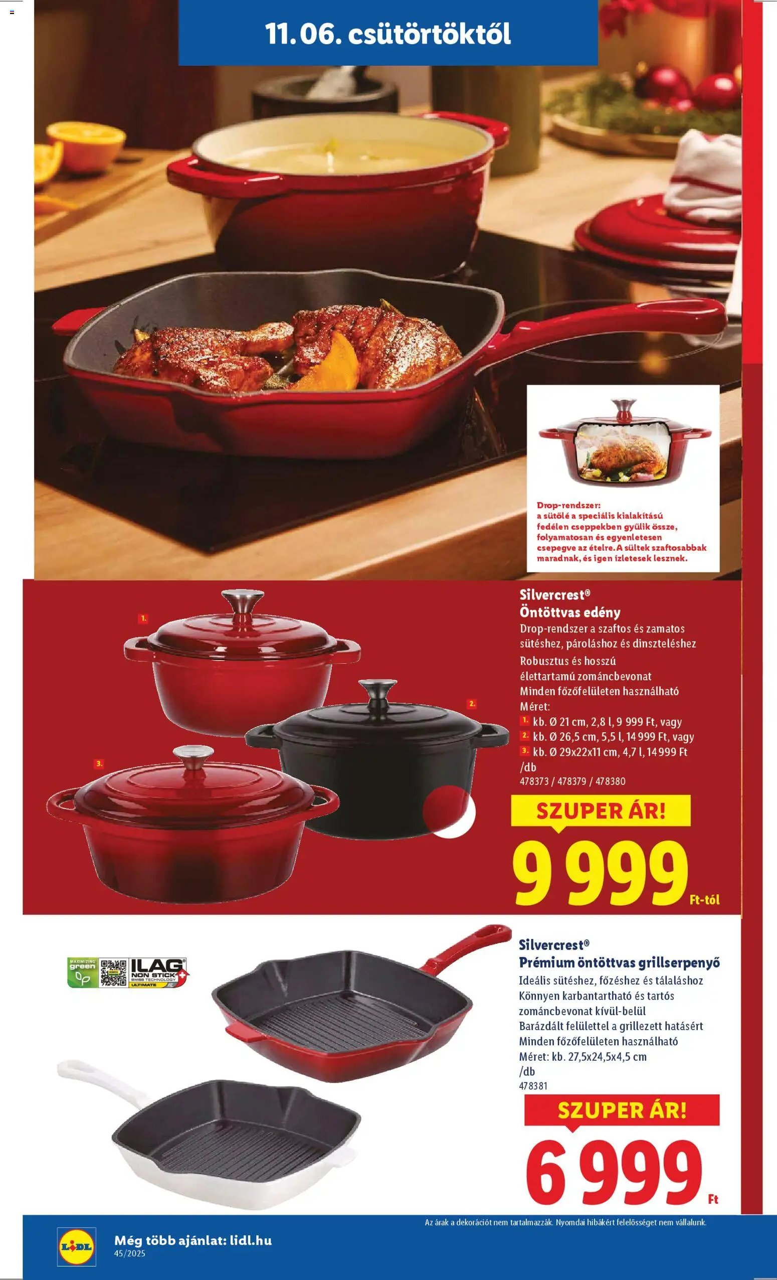 Lidl újság 2025.11.06. Ünnepi dekorációs katalógus (2025-11-06 - 2025-12-28)