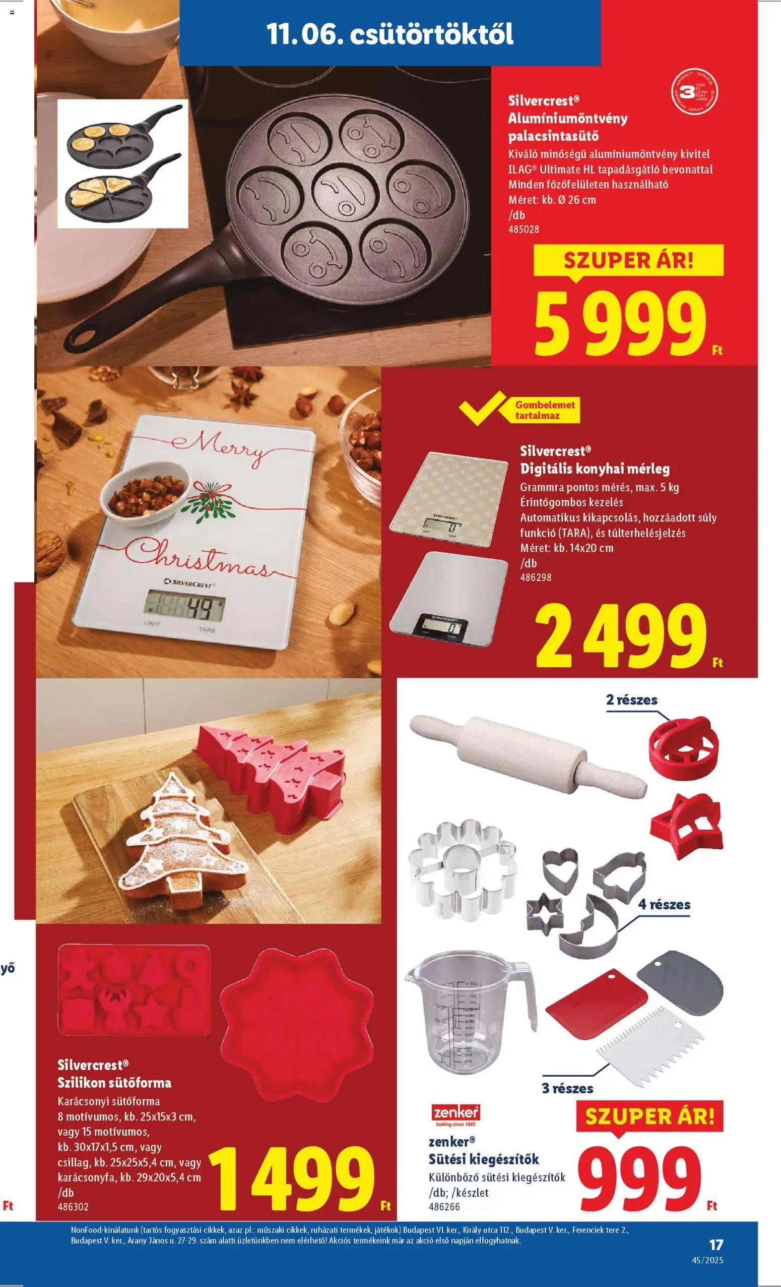 Lidl újság 2025.11.06. Ünnepi dekorációs katalógus (2025-11-06 - 2025-12-28)