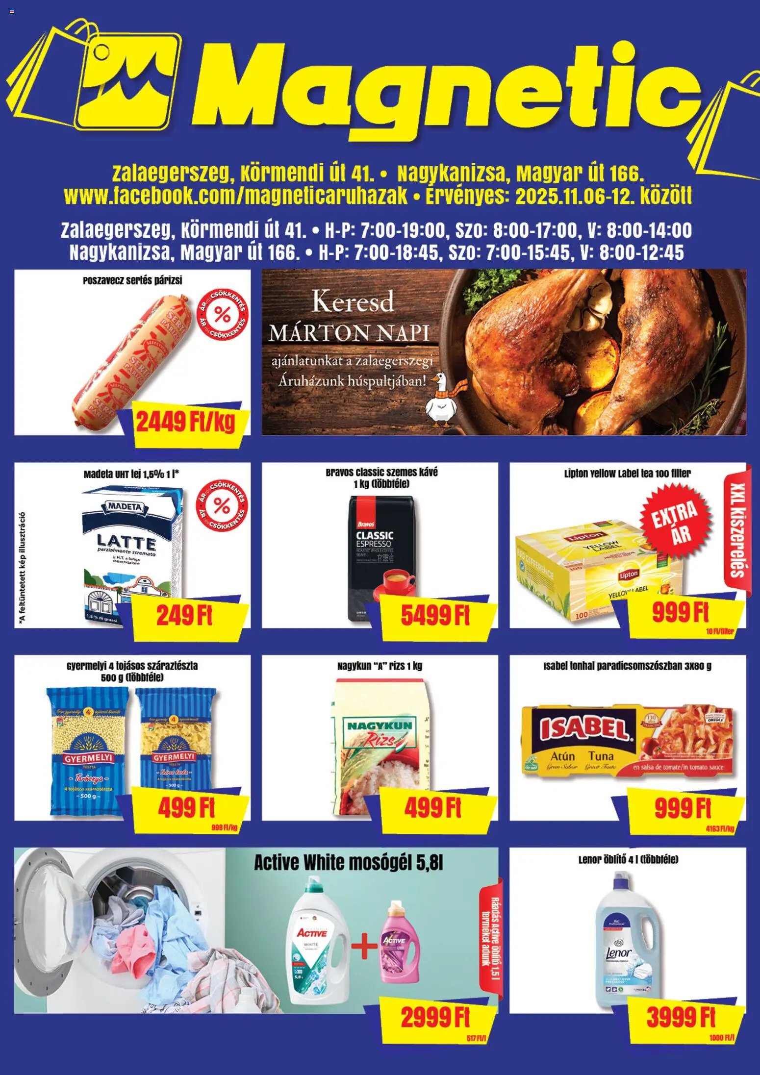 Magnetic újság 2025.11.06. Akciós újság Magnetic (2025-11-06 - 2025-11-12)
