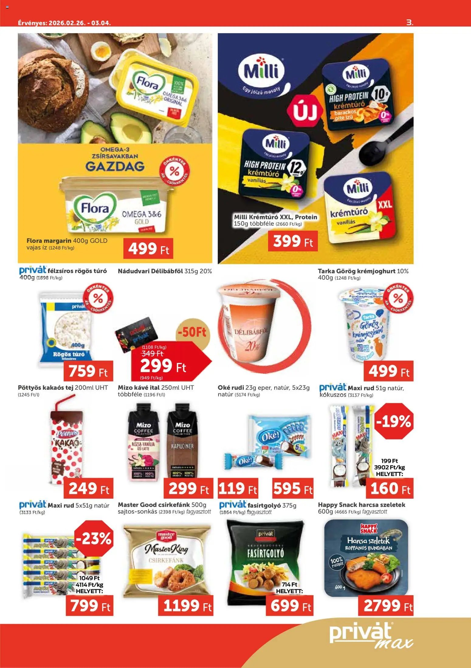 PRIVÁT újság 2026.02.26. Aktuális szórólap MAX (2026-02-26 - 2026-03-04)