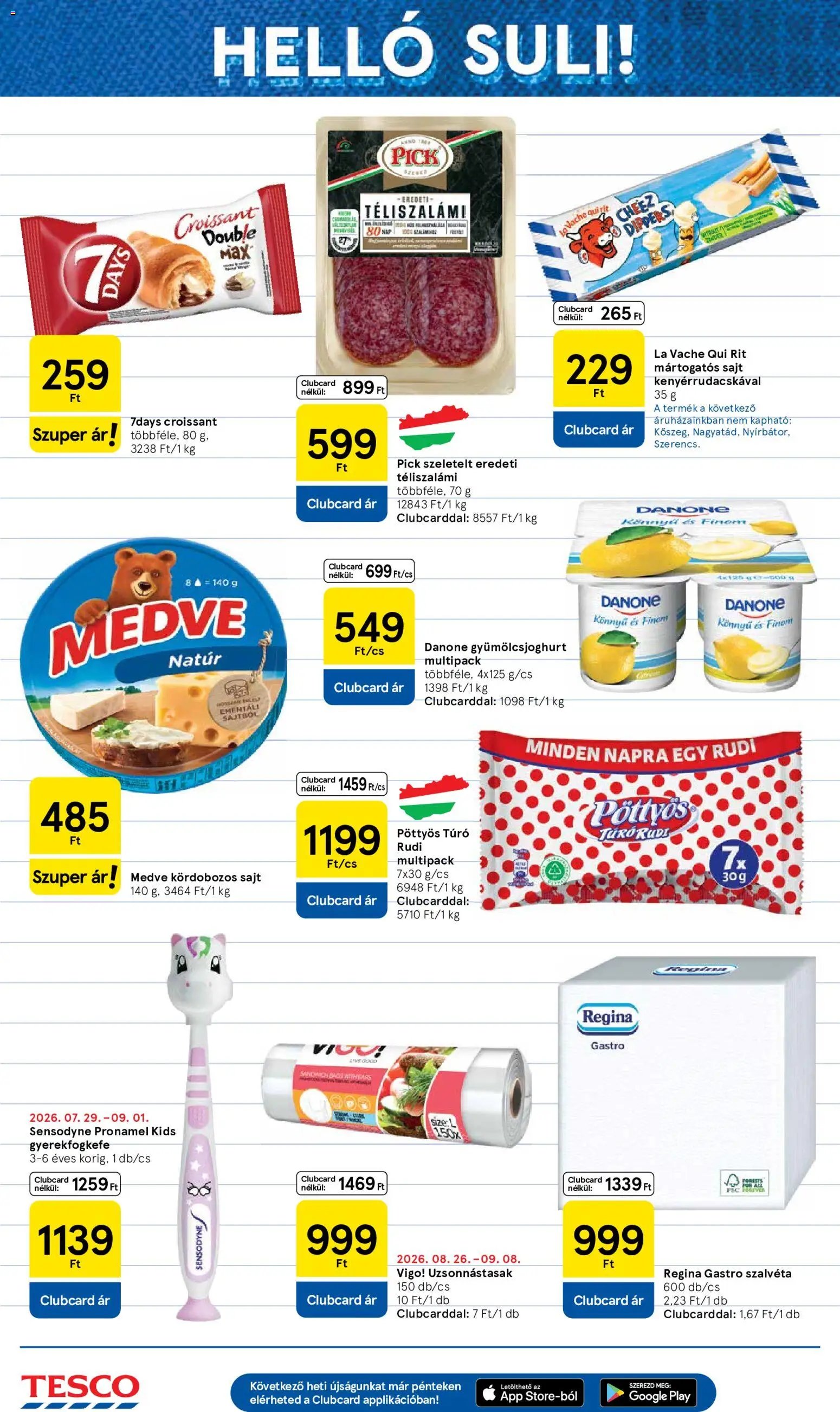 Tesco újság 2026.08.27. Tesco aktuális akciós újság