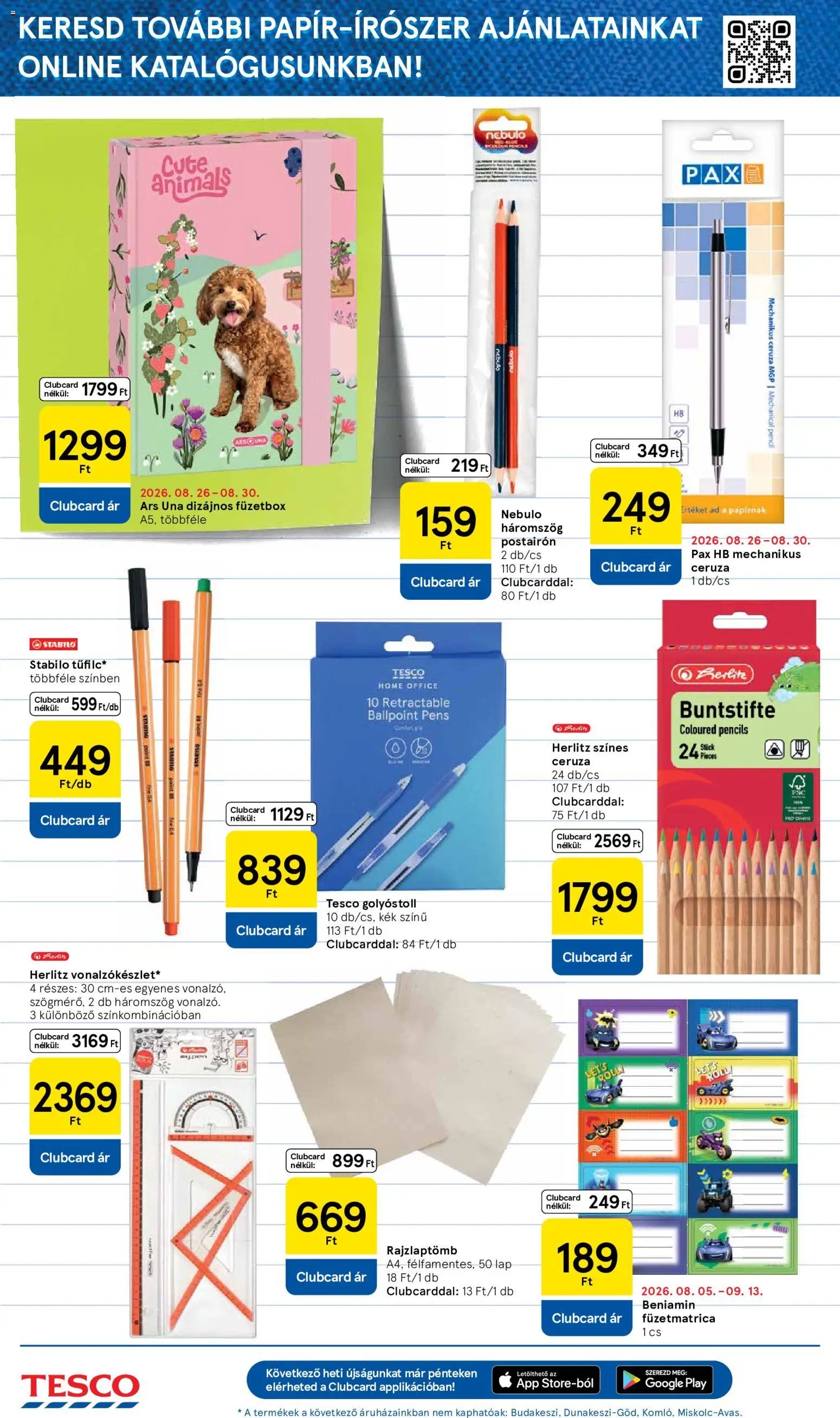 Tesco újság 2026.08.27. Tesco aktuális akciós újság