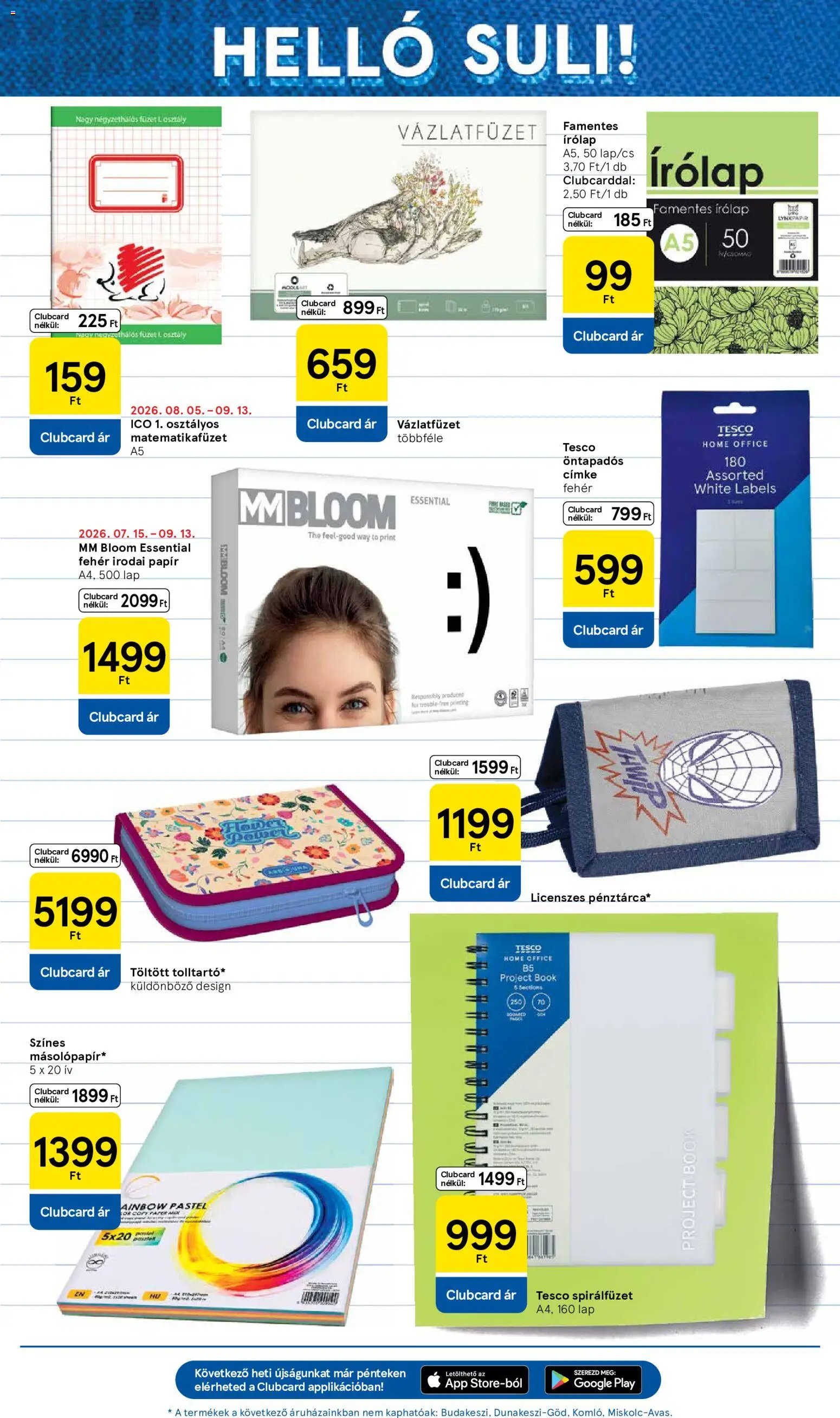 Tesco újság 2026.08.27. Tesco aktuális akciós újság