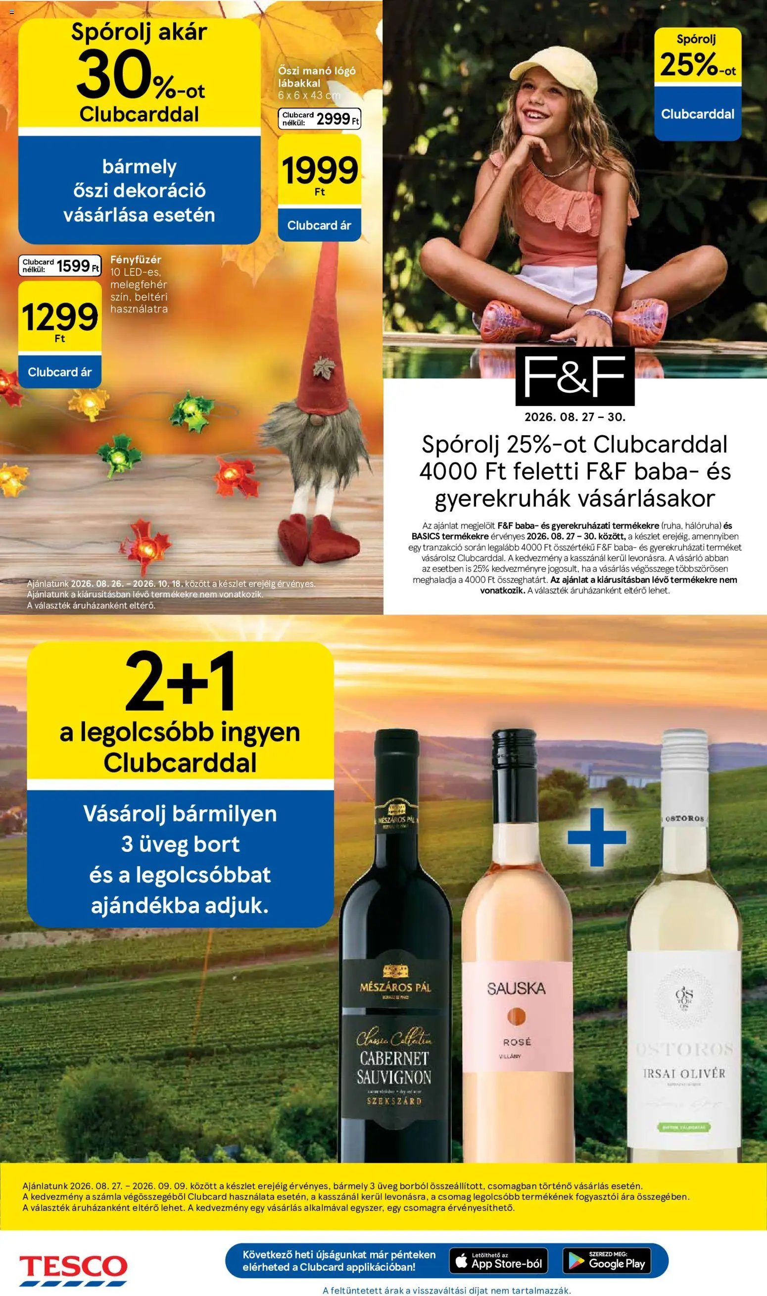 Tesco újság 2026.08.27. Tesco aktuális akciós újság