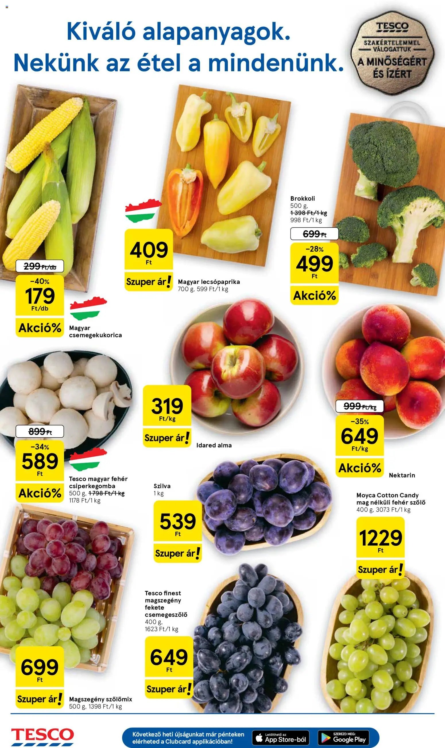 Tesco újság 2026.08.27. Tesco aktuális akciós újság