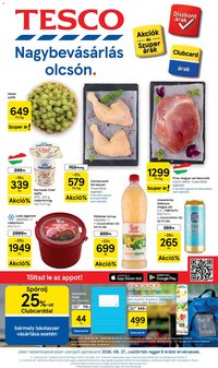 Tesco újság 2026.08.27. Tesco aktuális akciós újság