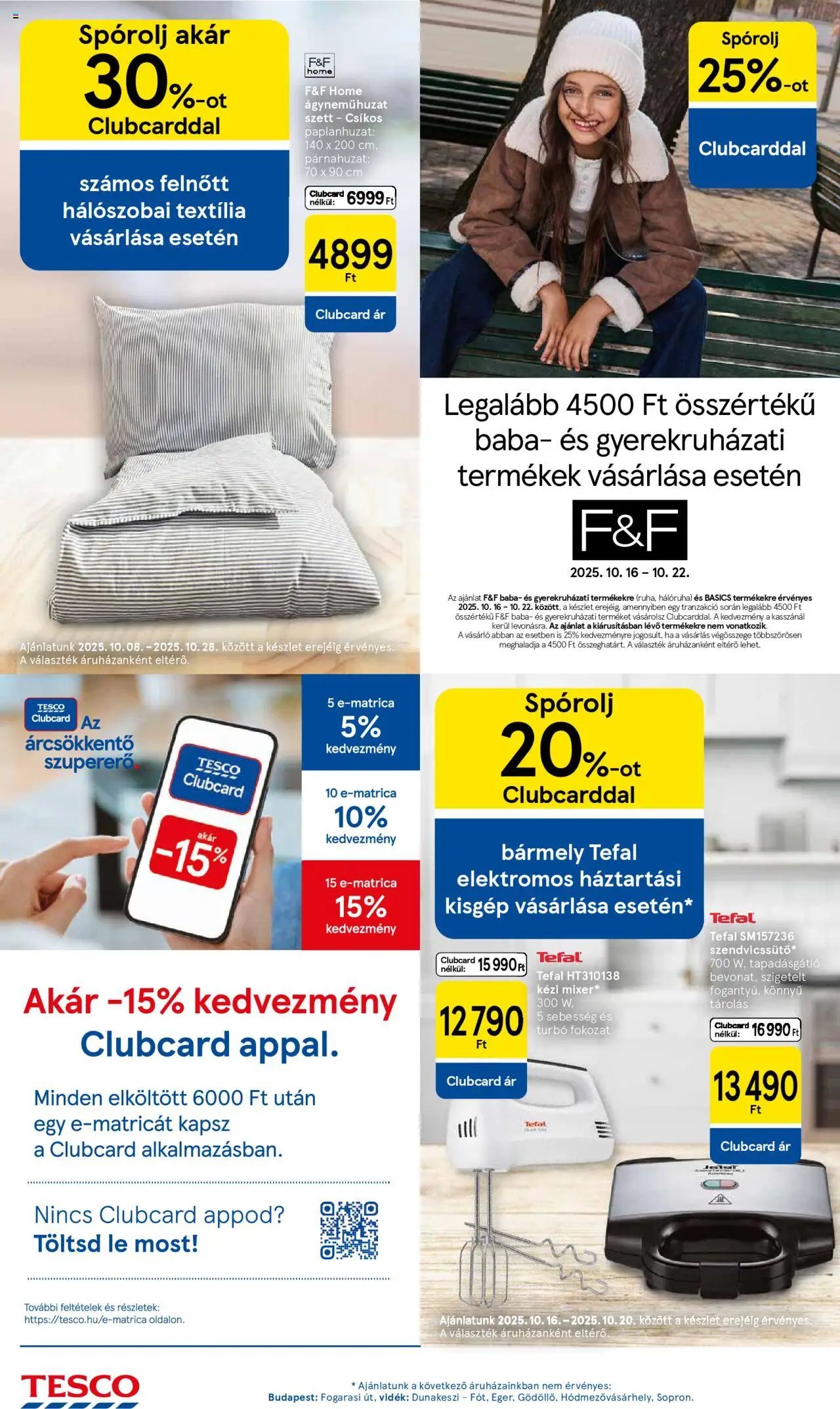 Tesco újság 2025.10.16. Akciós újság Tesco (2025-10-16 - 2025-10-22)