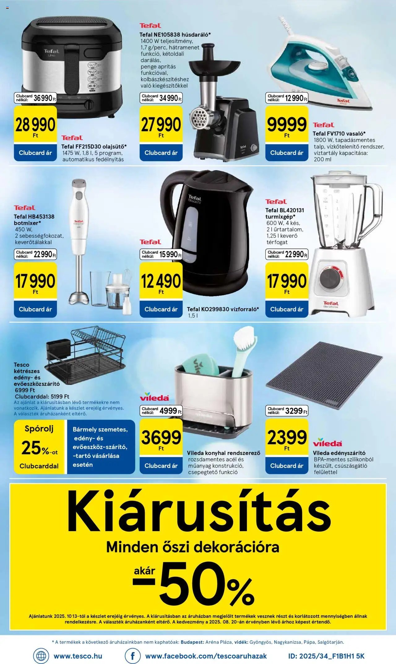Tesco újság 2025.10.16. Akciós újság Tesco (2025-10-16 - 2025-10-22)