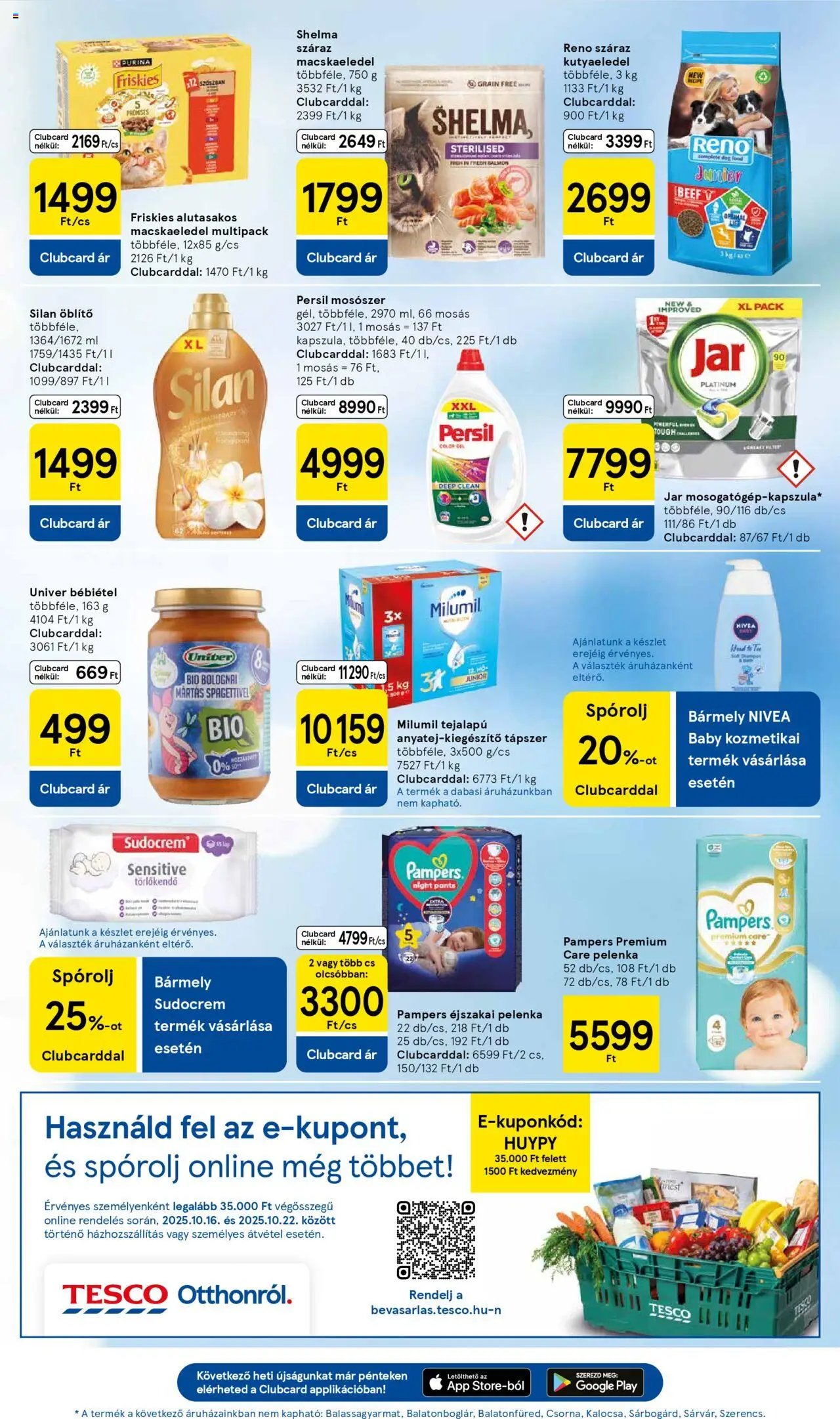Tesco újság 2025.10.16. Akciós újság Tesco (2025-10-16 - 2025-10-22)