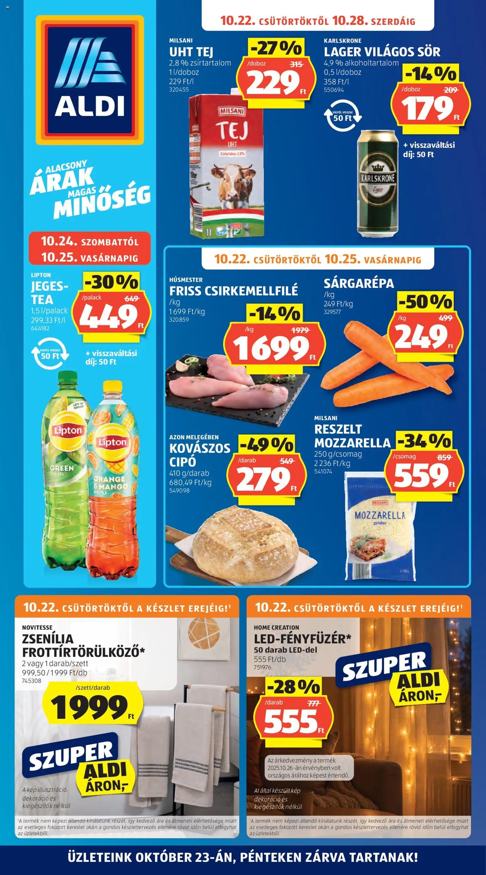 Aldi Karácsony akciós újság 2026.10.22. -tól/től 🧑‍🎄❄️
