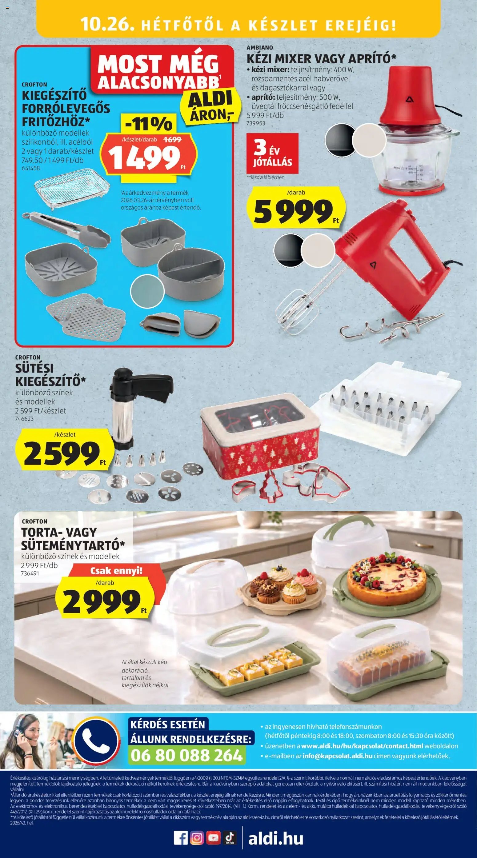 Aldi Karácsony akciós újság 2026.10.22. -tól/től 🧑‍🎄❄️