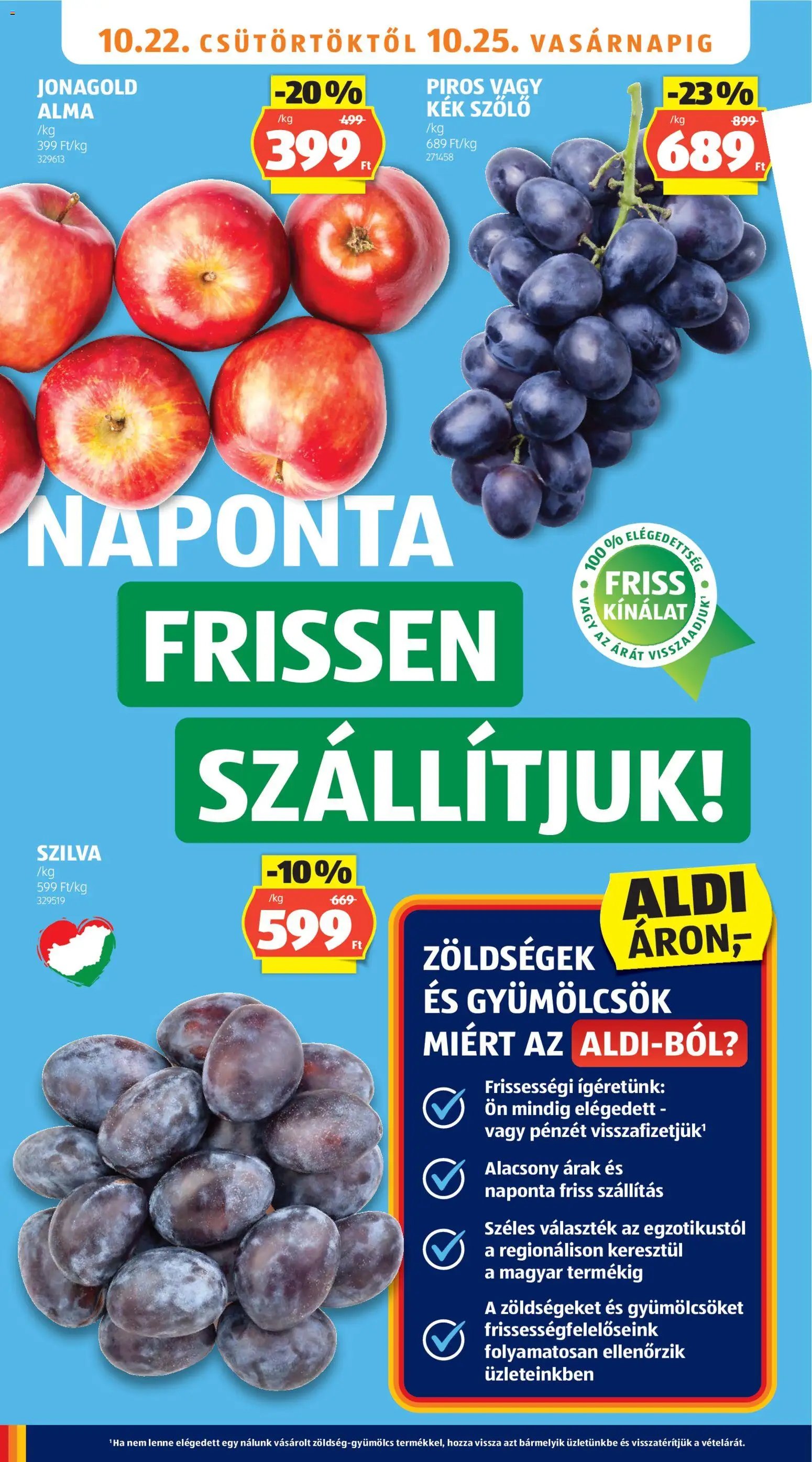 Aldi Karácsony akciós újság 2026.10.22. -tól/től 🧑‍🎄❄️