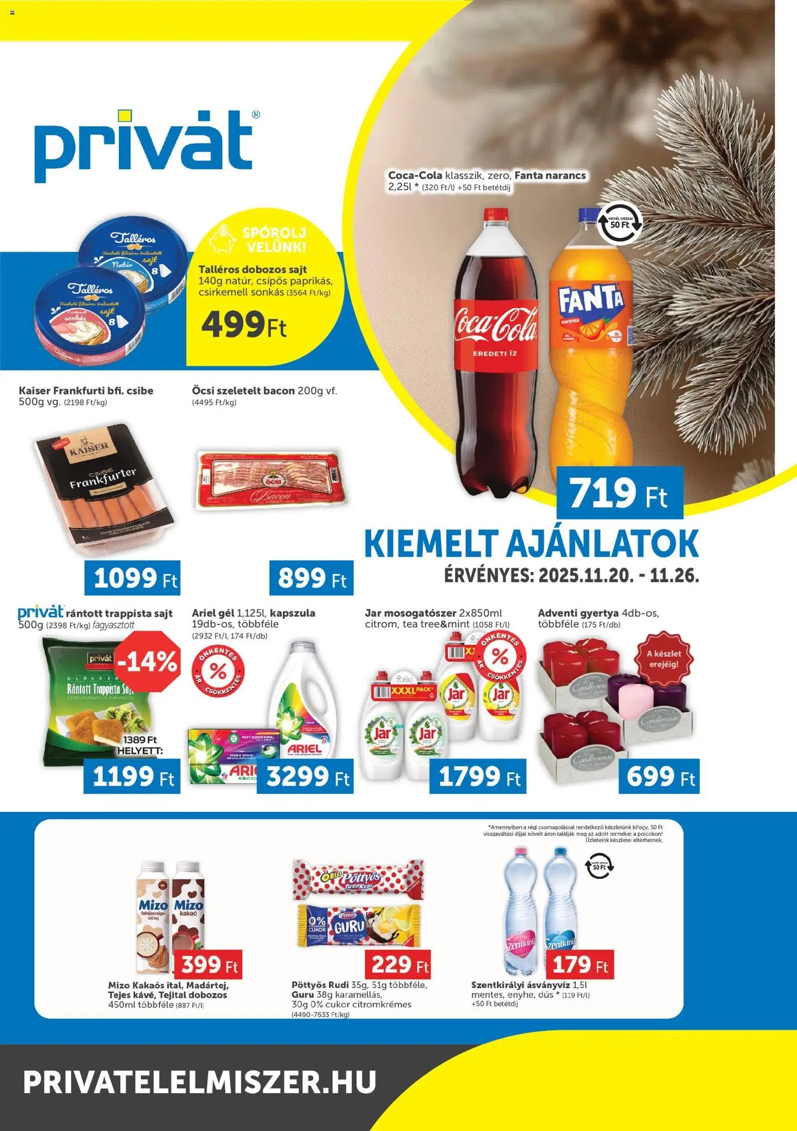 PRIVÁT újság 2025.11.20. Déli vármegyék (2025-11-20 - 2025-11-26)