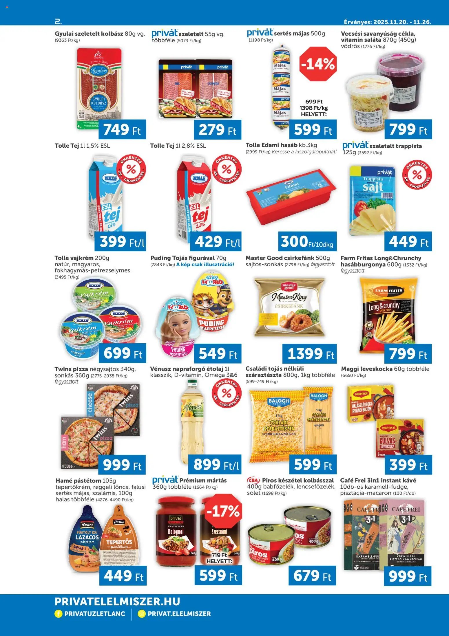 PRIVÁT újság 2025.11.20. Déli vármegyék (2025-11-20 - 2025-11-26)