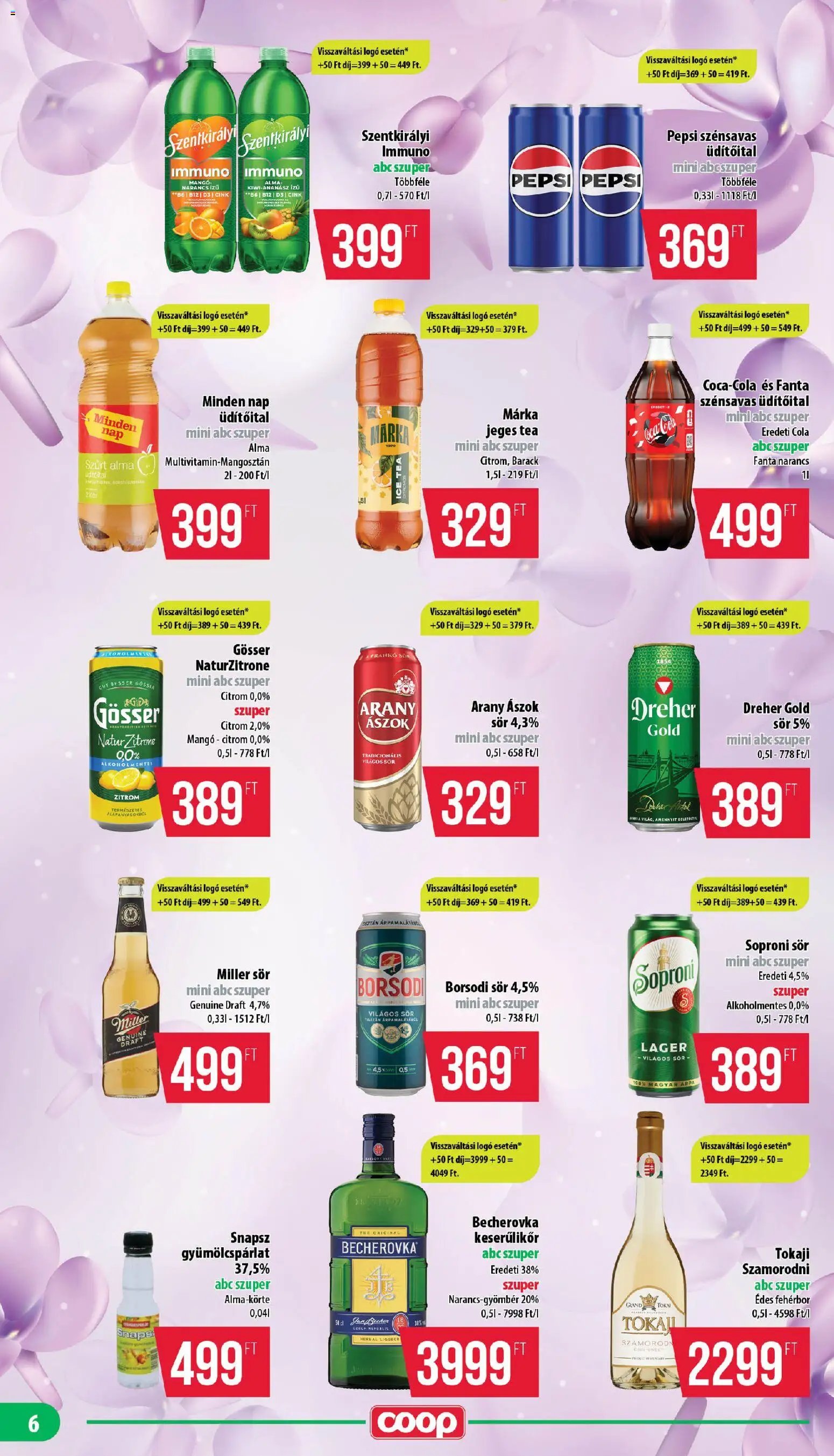 COOP újság 2026.06.18. COOP - Mini & Abc & Szuper / Mecsek