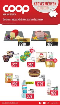 COOP újság 2026.06.18. COOP - Mini & Abc & Szuper / Mecsek