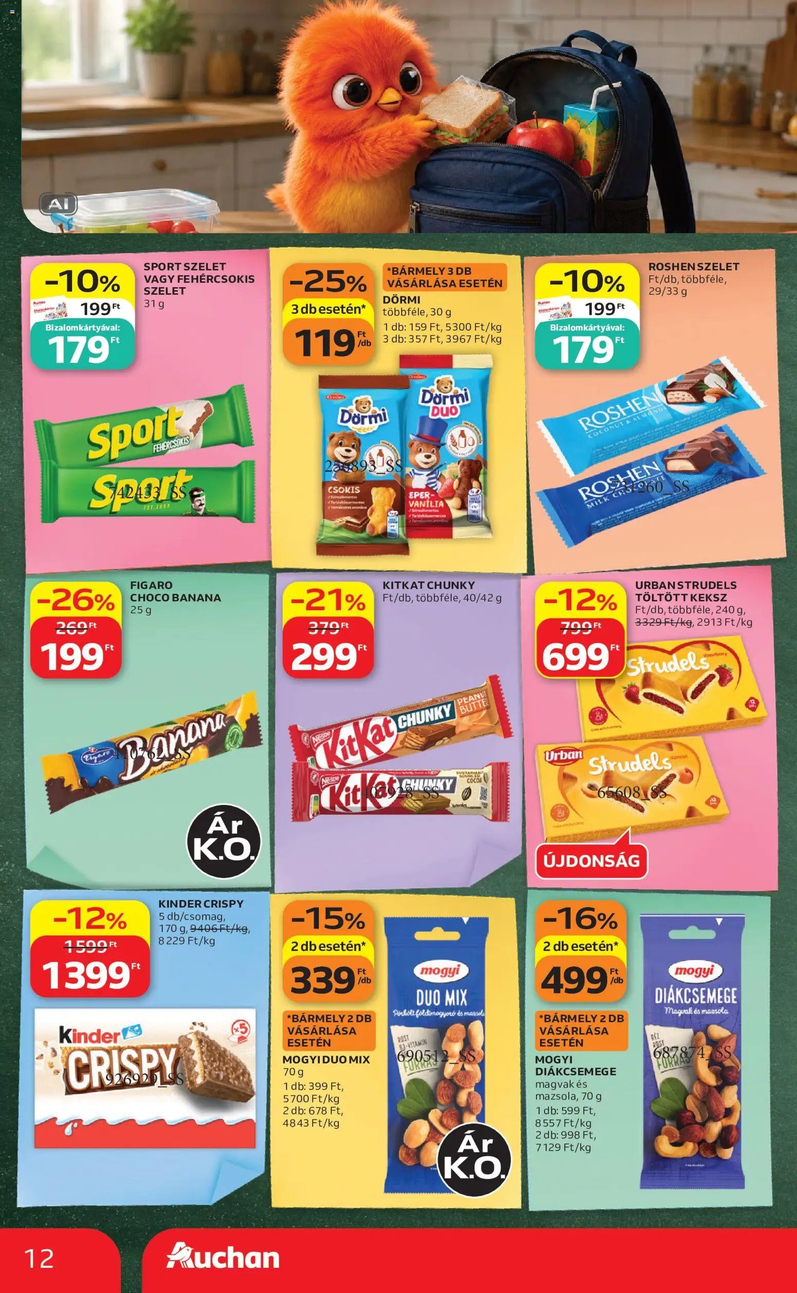 Auchan újság 2026.08.21. Auchan Iskolakezdés ajánlatok
