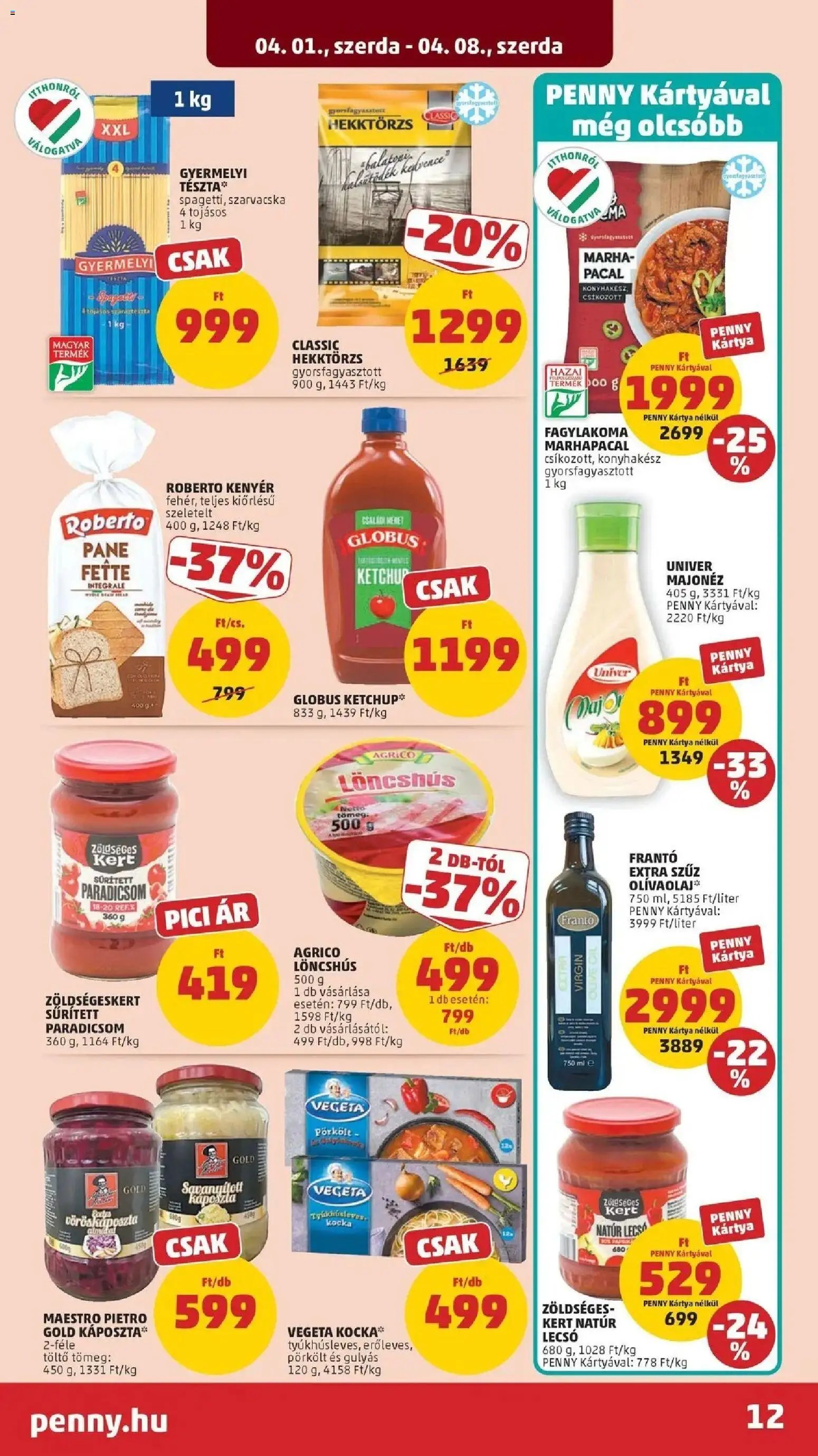 PENNY újság 2026.04.01. Penny aktuális akciós újság (2026-04-01 - 2026-04-08)