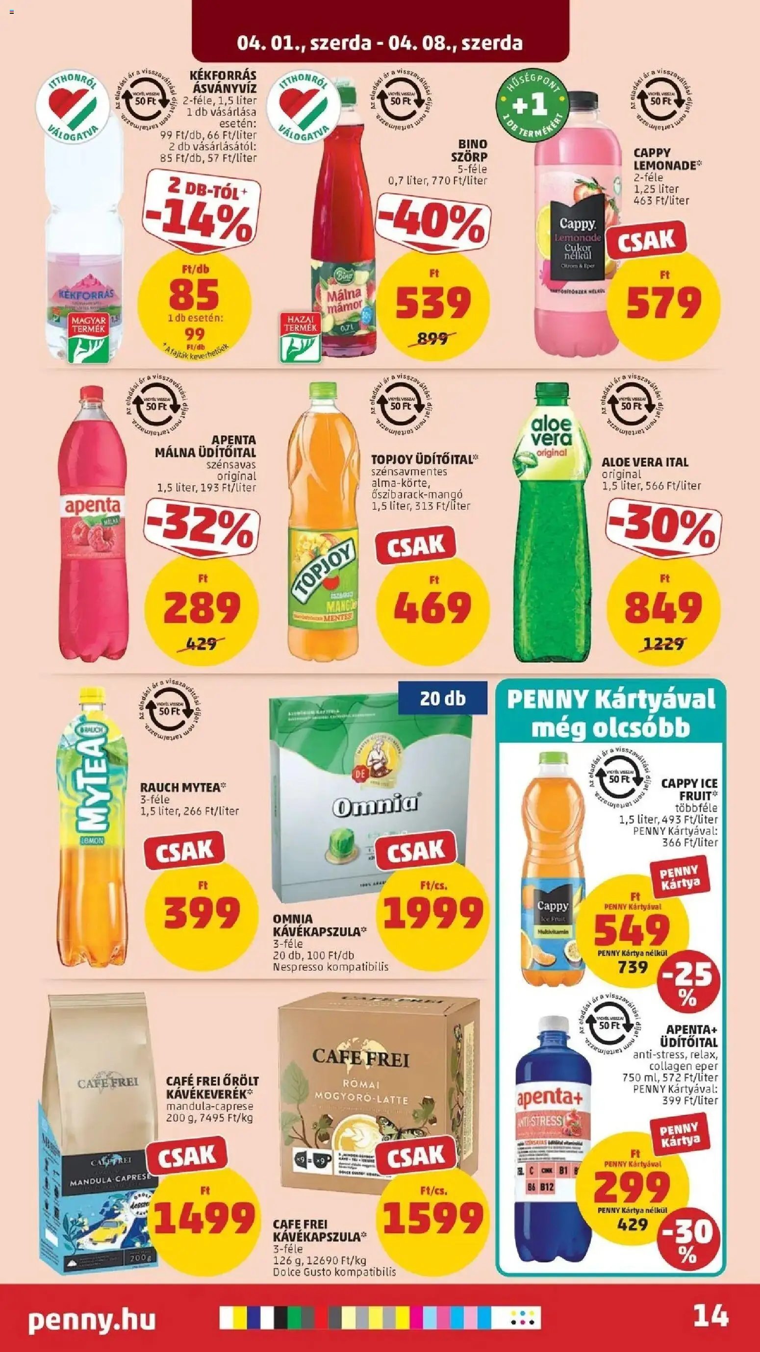 PENNY újság 2026.04.01. Penny aktuális akciós újság (2026-04-01 - 2026-04-08)