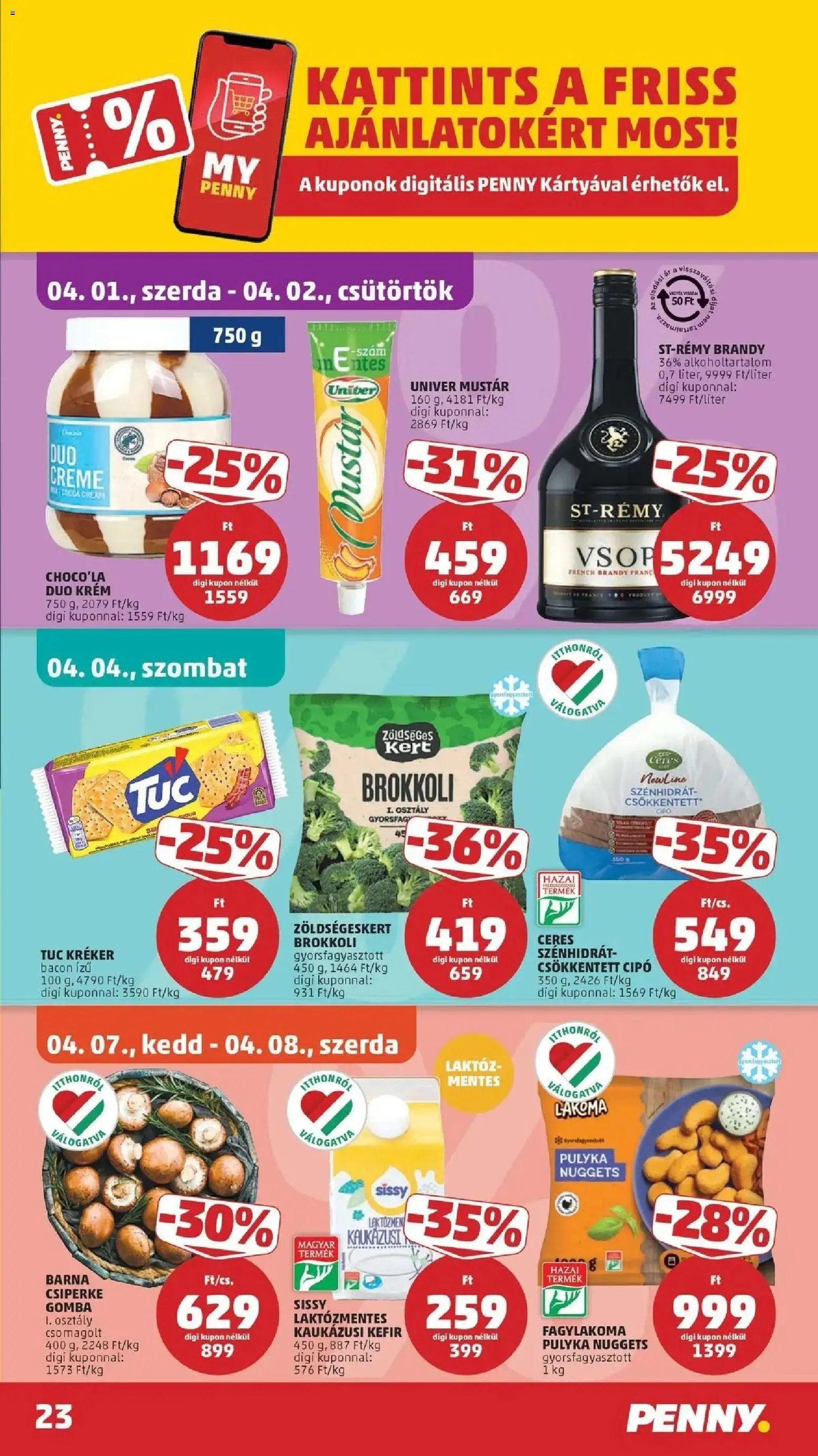 PENNY újság 2026.04.01. Penny aktuális akciós újság (2026-04-01 - 2026-04-08)