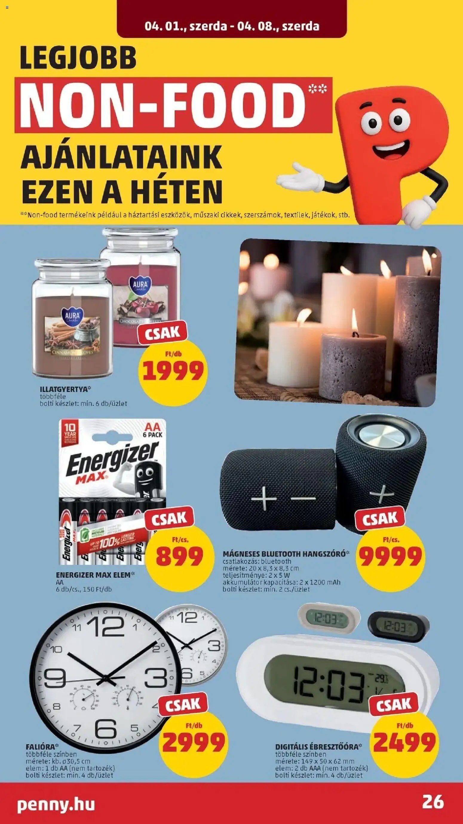 PENNY újság 2026.04.01. Penny aktuális akciós újság (2026-04-01 - 2026-04-08)