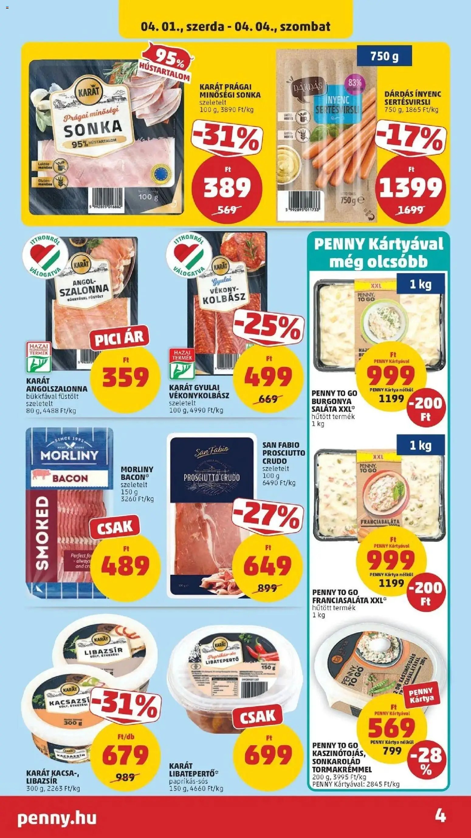 PENNY újság 2026.04.01. Penny aktuális akciós újság (2026-04-01 - 2026-04-08)