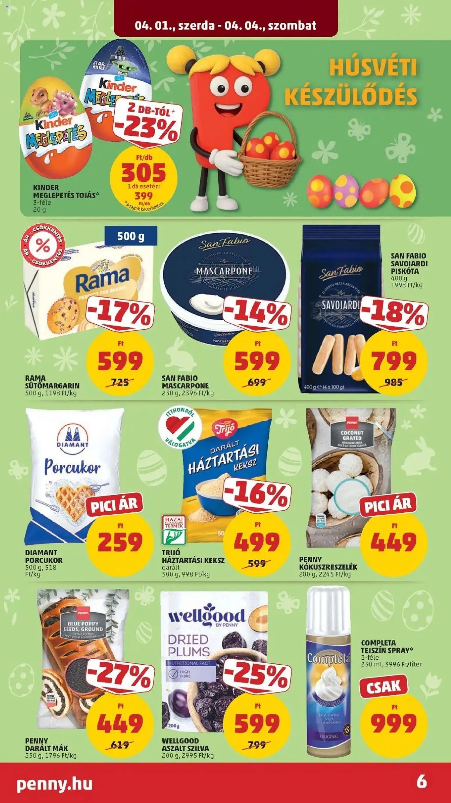 PENNY újság 2026.04.01. Penny aktuális akciós újság (2026-04-01 - 2026-04-08)