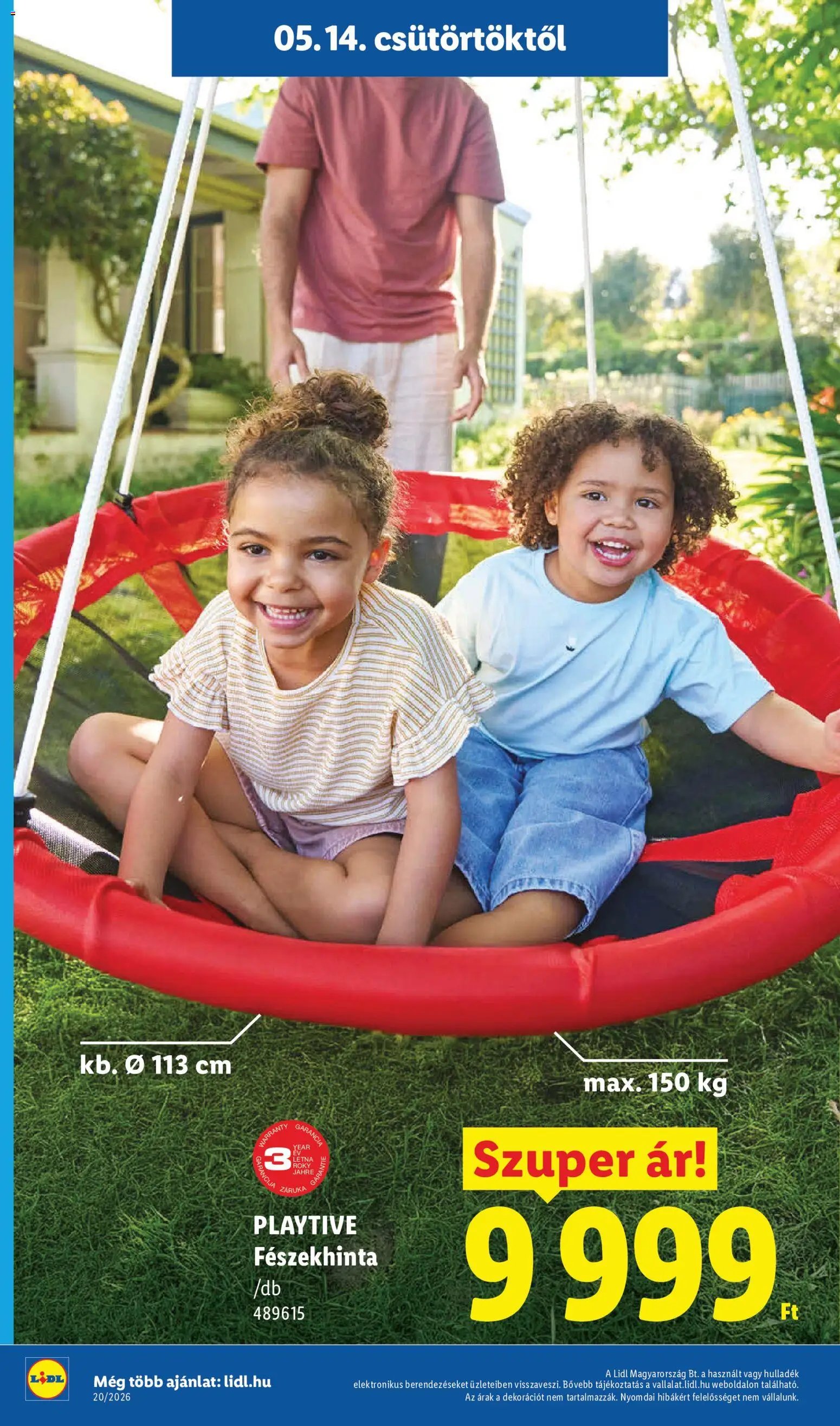 Lidl újság 2026.05.14. Lidl Nonfood kínálatunk (2026-05-14 - 2026-05-20)