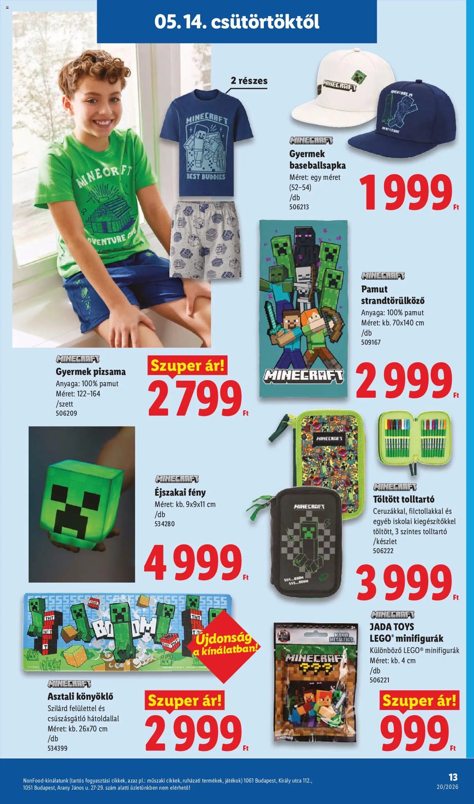Lidl újság 2026.05.14. Lidl Nonfood kínálatunk (2026-05-14 - 2026-05-20)
