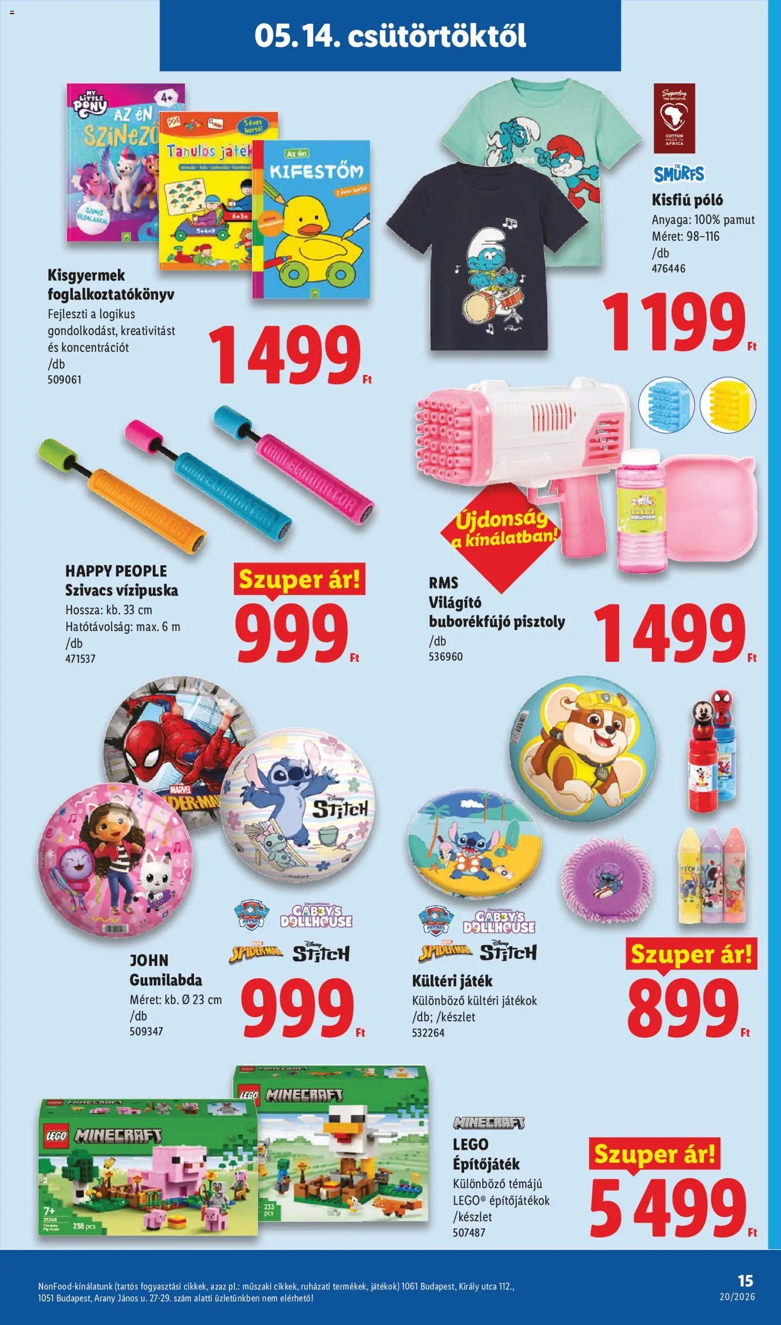 Lidl újság 2026.05.14. Lidl Nonfood kínálatunk (2026-05-14 - 2026-05-20)