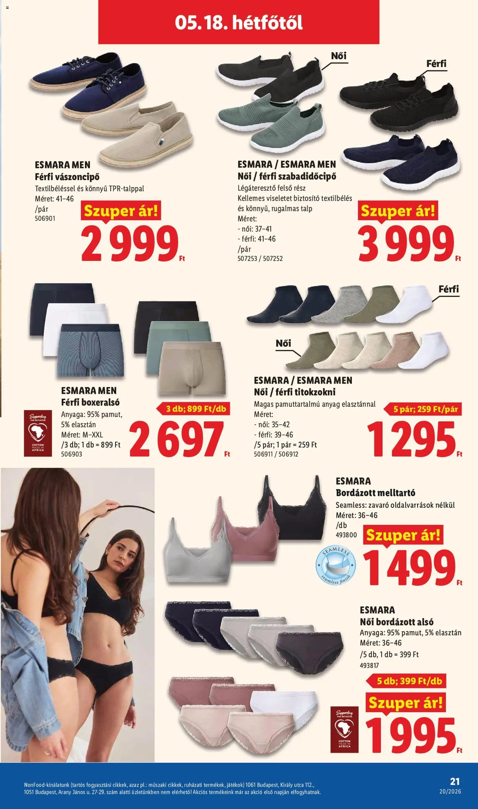 Lidl újság 2026.05.14. Lidl Nonfood kínálatunk (2026-05-14 - 2026-05-20)