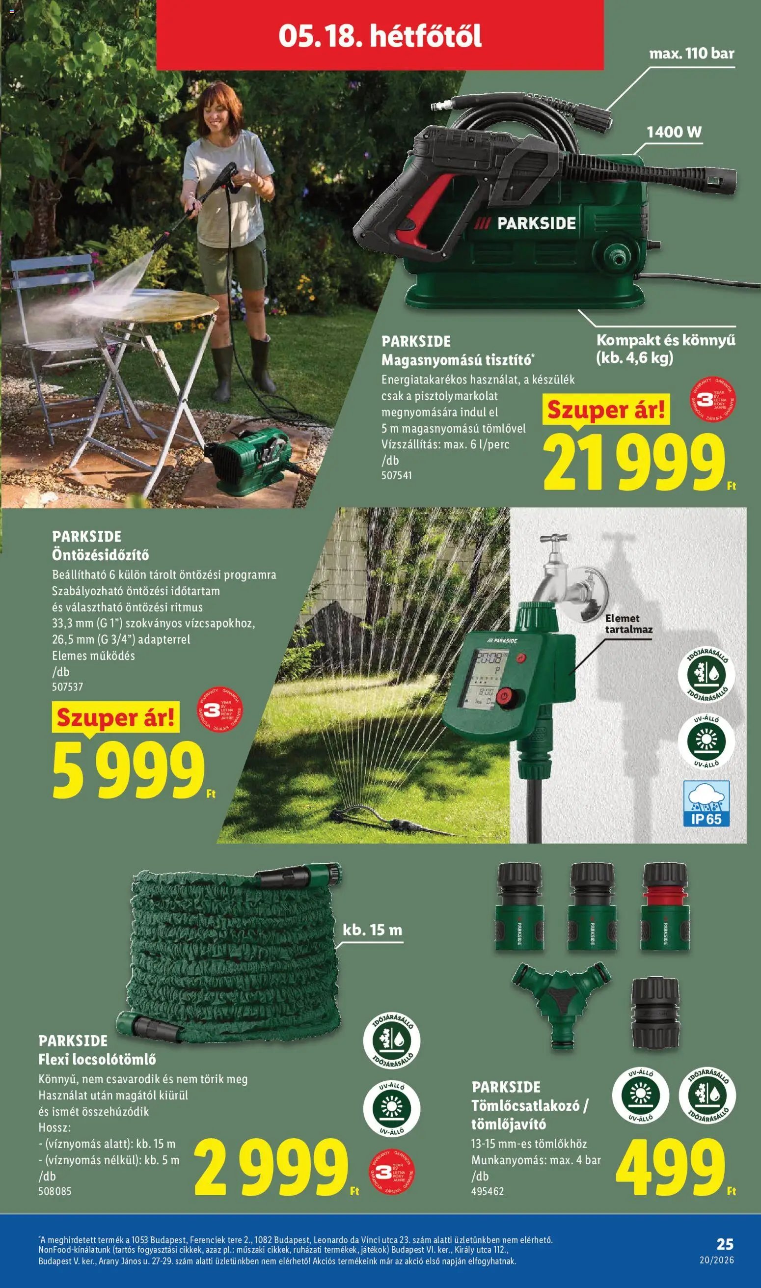 Lidl újság 2026.05.14. Lidl Nonfood kínálatunk (2026-05-14 - 2026-05-20)