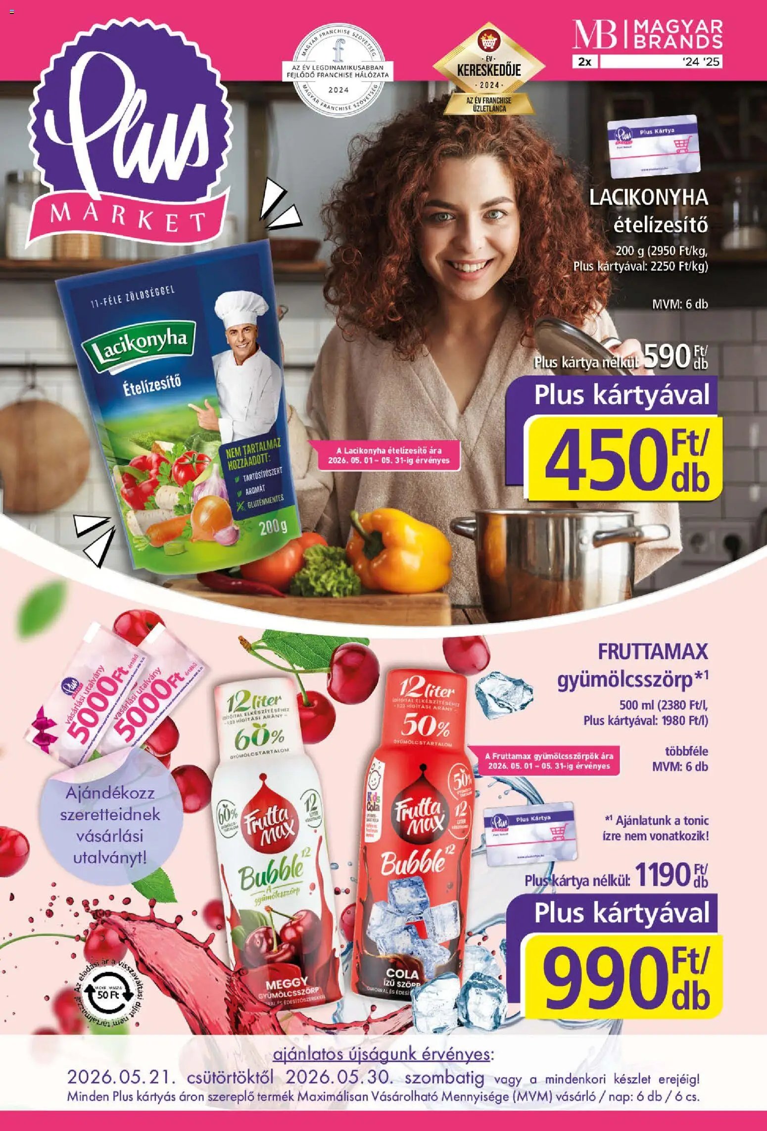 Plus Market újság 2026.05.21. Plus Market akciós újság