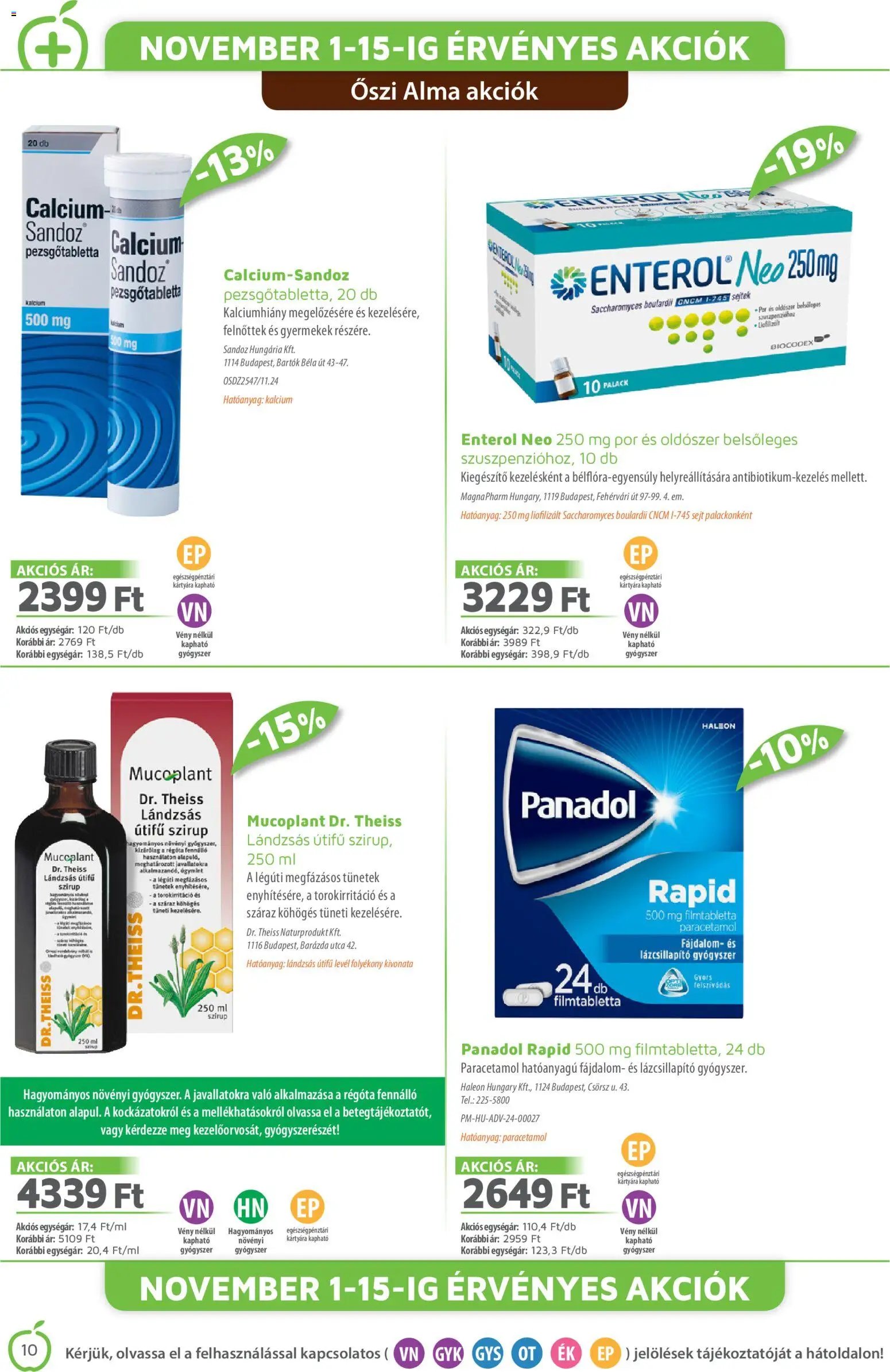 Alma Gyógyszertárak újság 2025.12.01. Akciós újság Alma Gyógyszertárak (2025-12-01 - 2025-12-31)