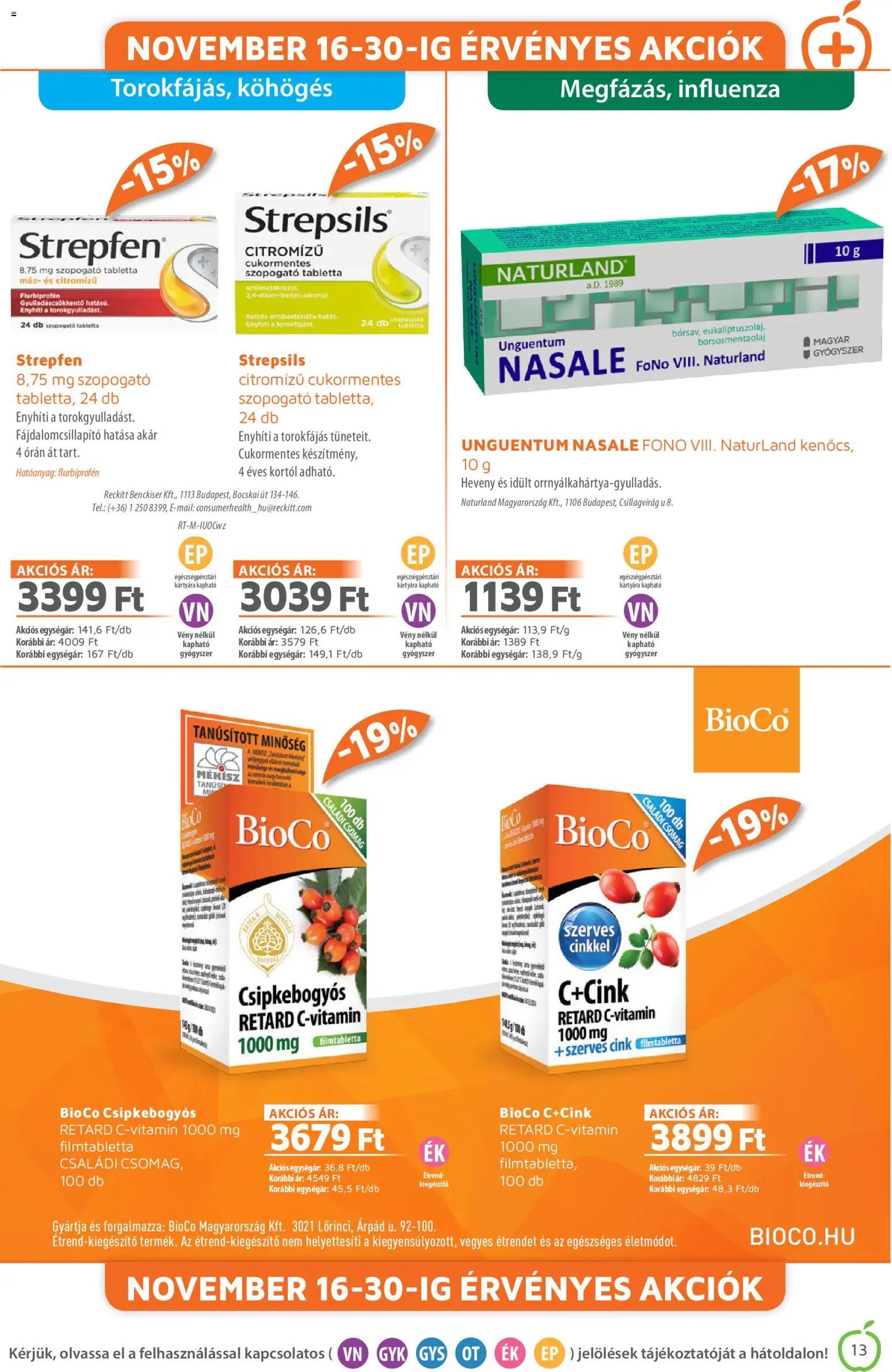 Alma Gyógyszertárak újság 2025.12.01. Akciós újság Alma Gyógyszertárak (2025-12-01 - 2025-12-31)