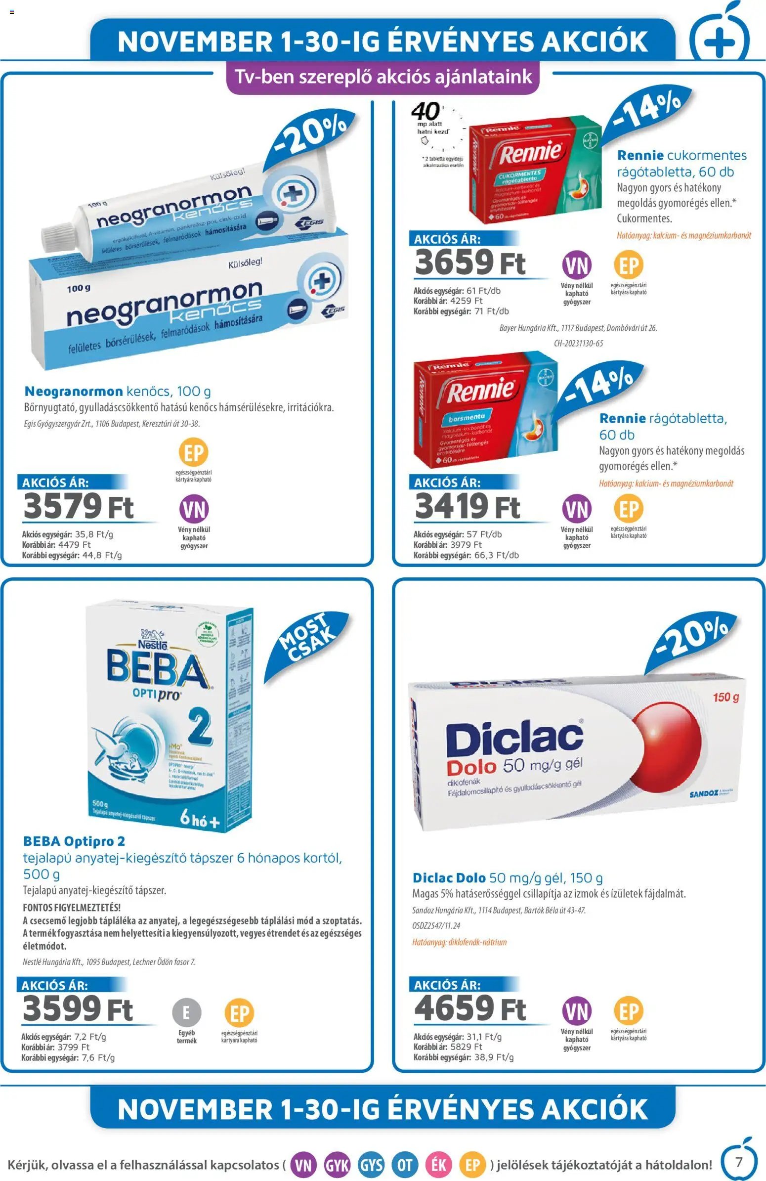 Alma Gyógyszertárak újság 2025.12.01. Akciós újság Alma Gyógyszertárak (2025-12-01 - 2025-12-31)