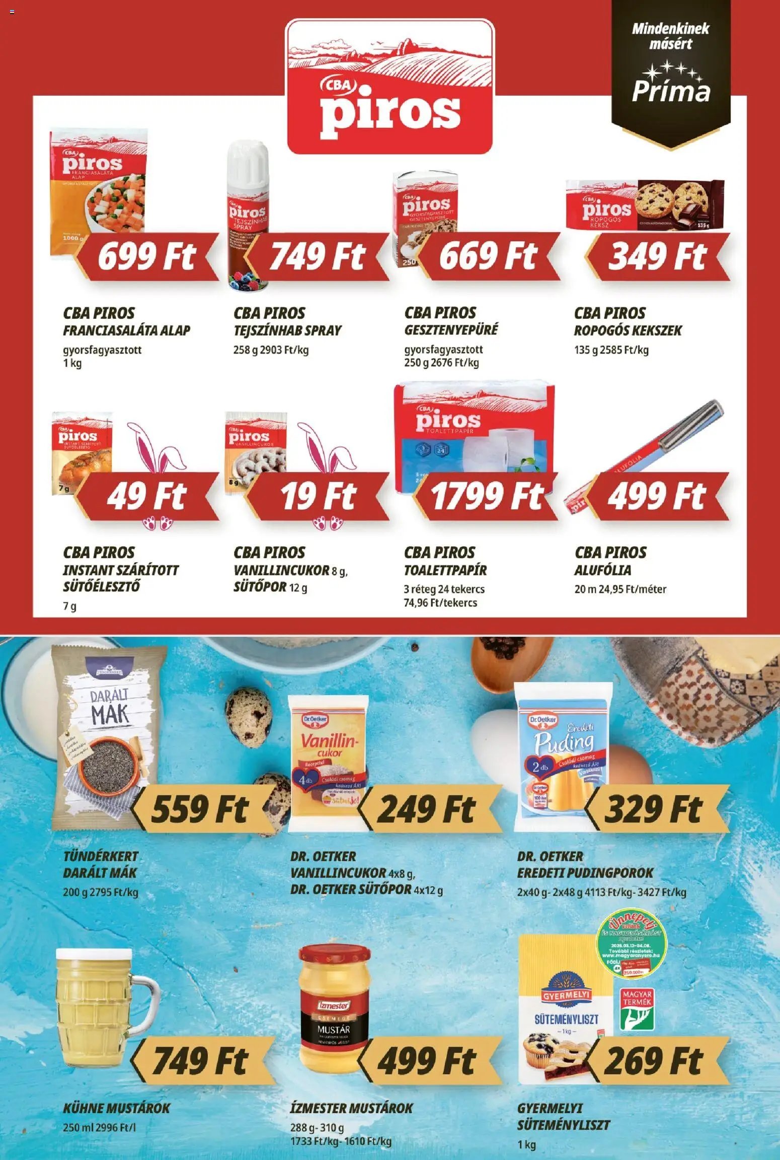 CBA Príma újság 2026.03.26. CBA Príma akciós újság (2026-03-26 - 2026-04-04)