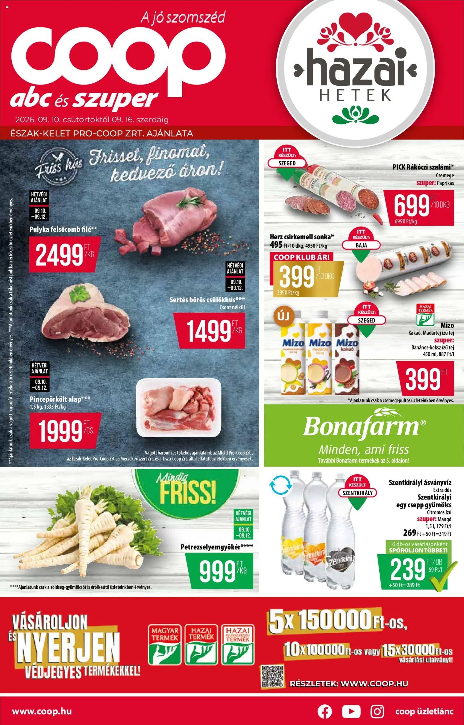COOP újság 2026.09.10. COOP - Újság Észak Kelet Pro-Coop Zrt